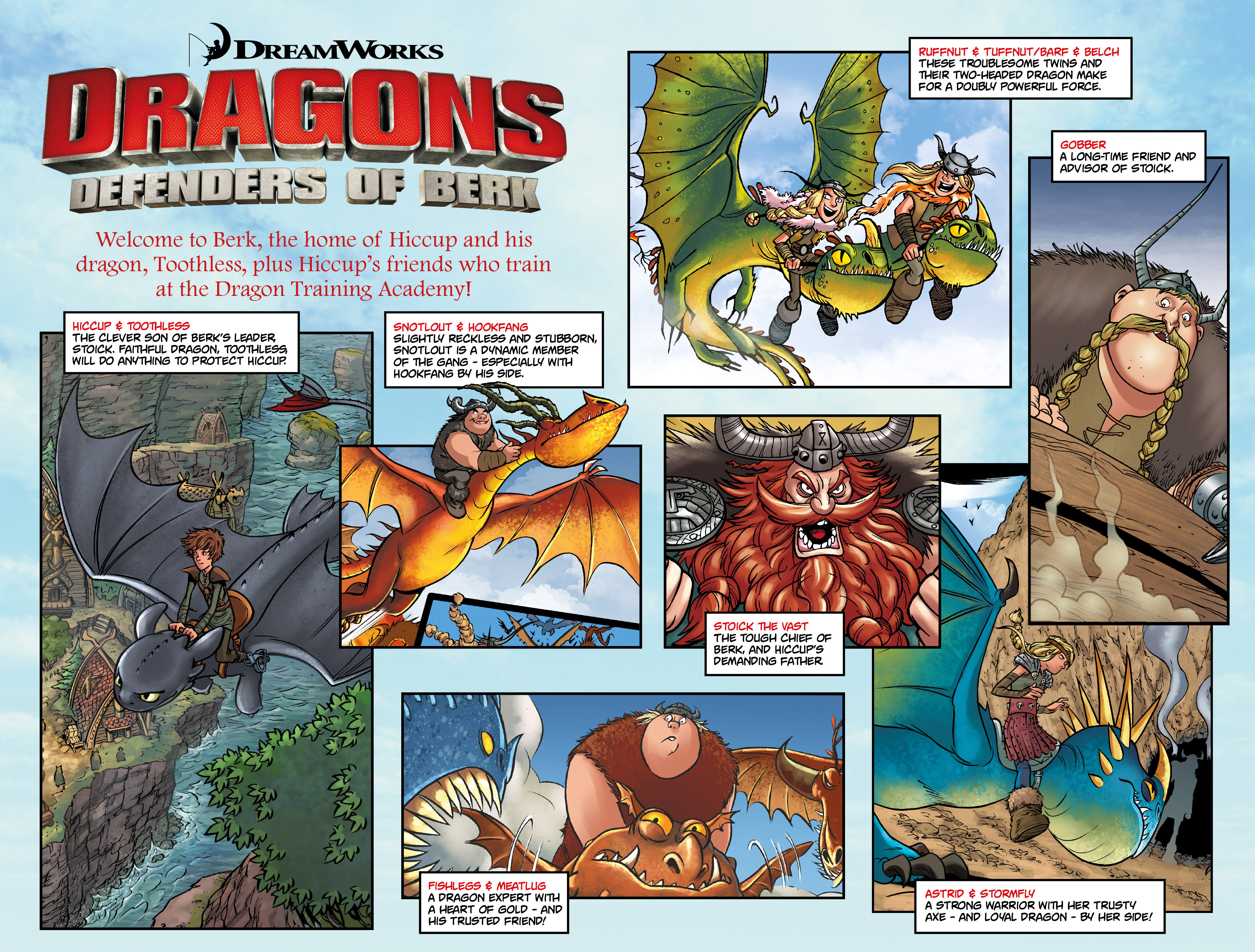 Read online DreamWorks Dragons: Defenders of Berk Collection: Fire & Ice comic -  Issue # TPB - 5