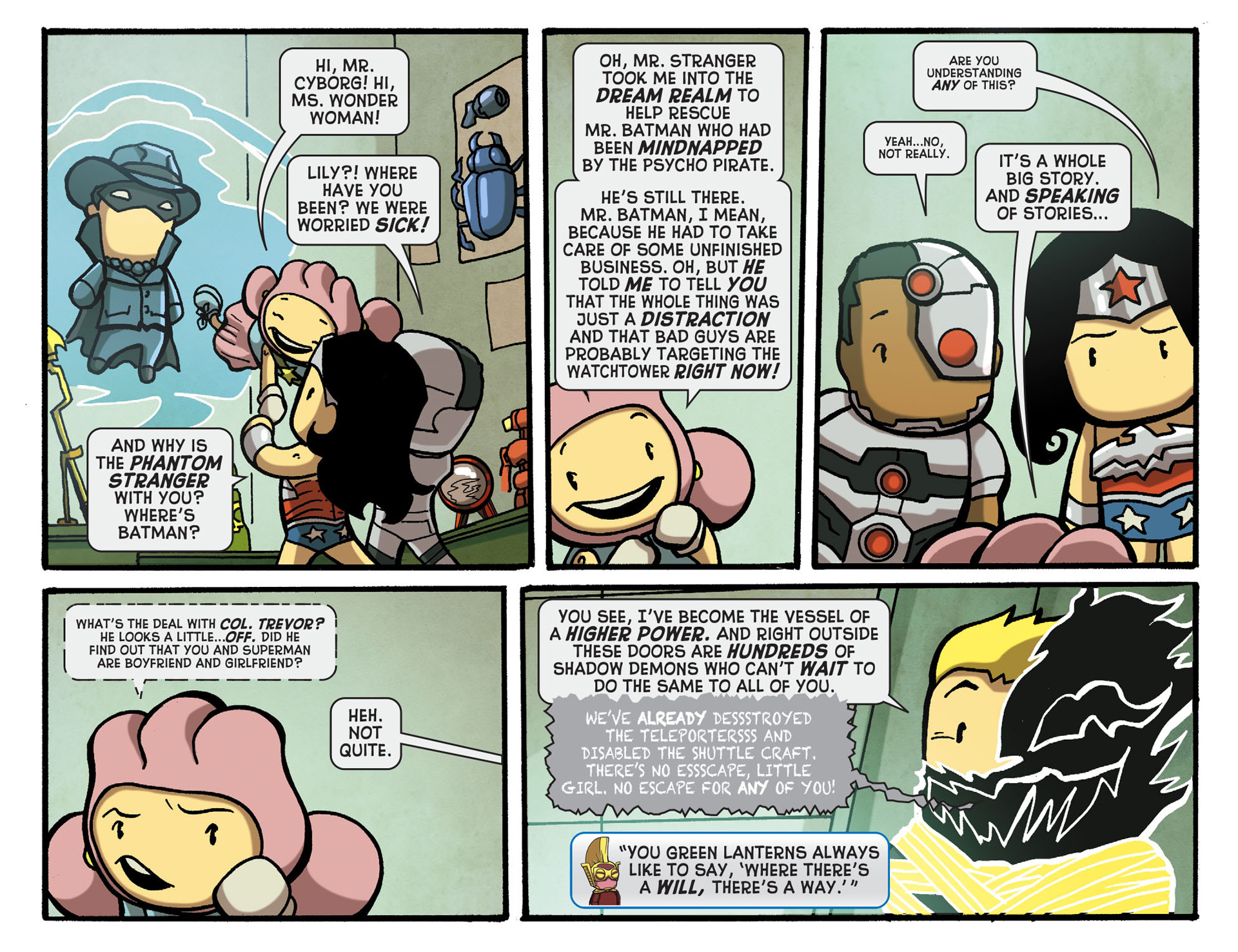 Read online Scribblenauts Unmasked: A Crisis of Imagination comic -  Issue #8 - 14