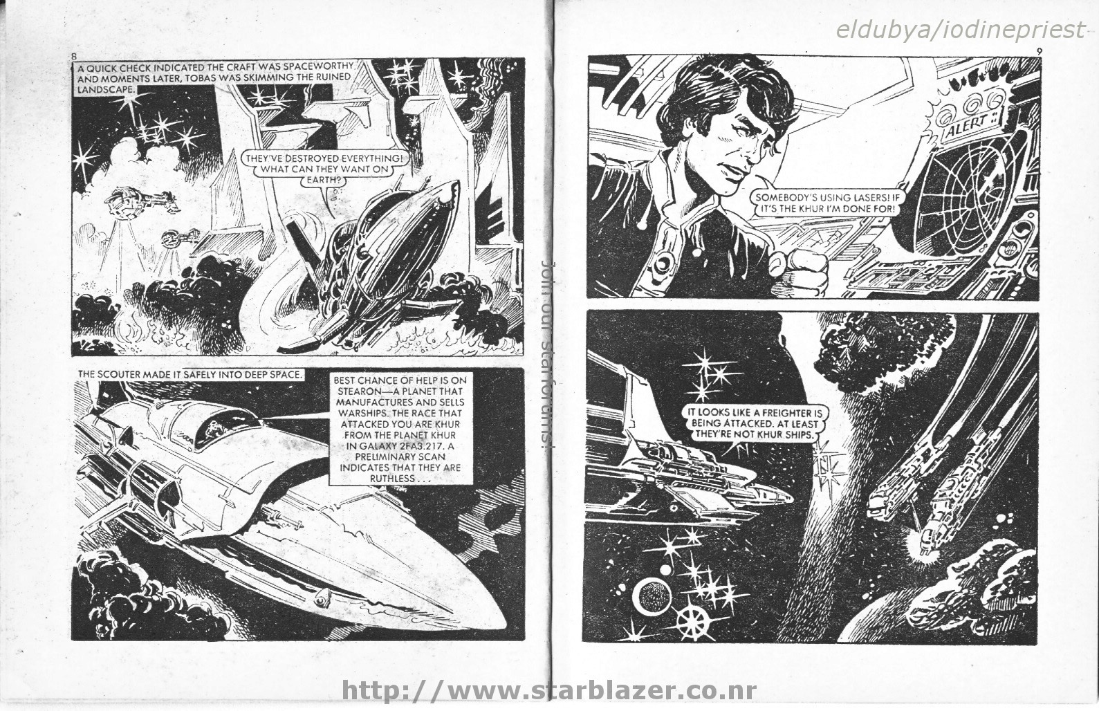 Read online Starblazer comic -  Issue #46 - 6