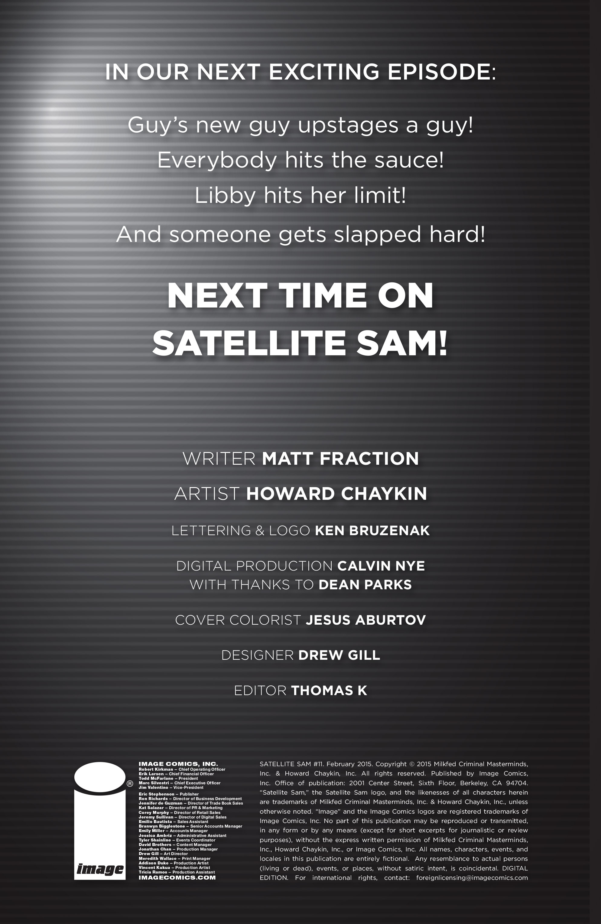 Read online Satellite Sam comic -  Issue #11 - 26