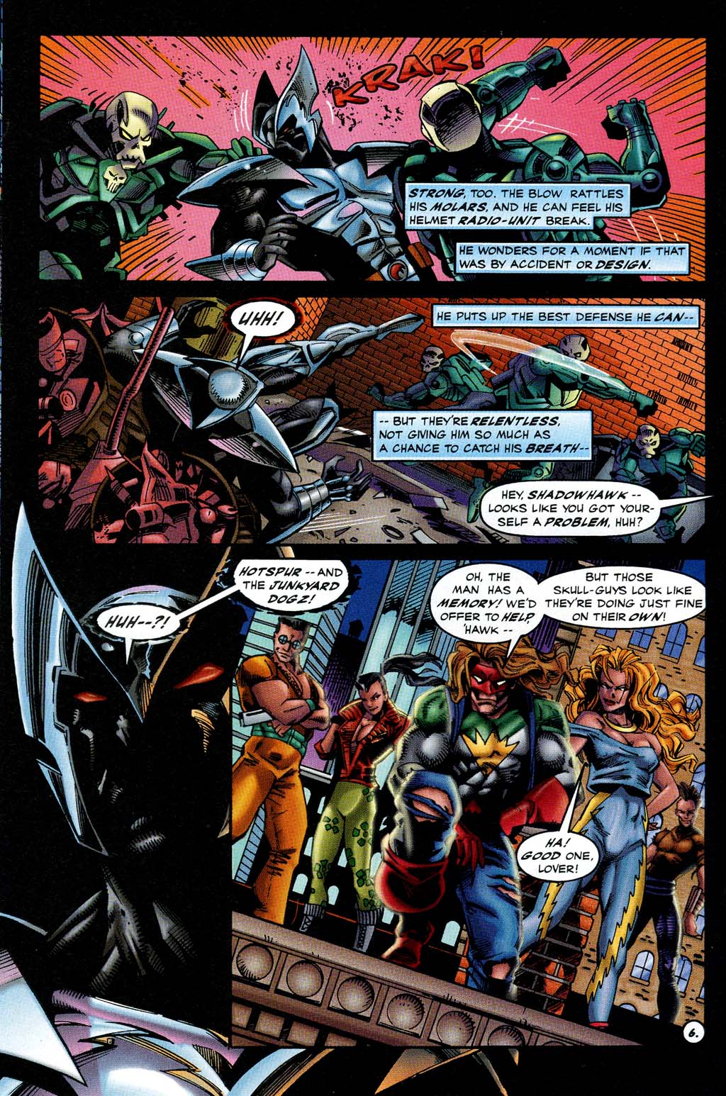 Read online The New Shadowhawk comic -  Issue #5 - 8