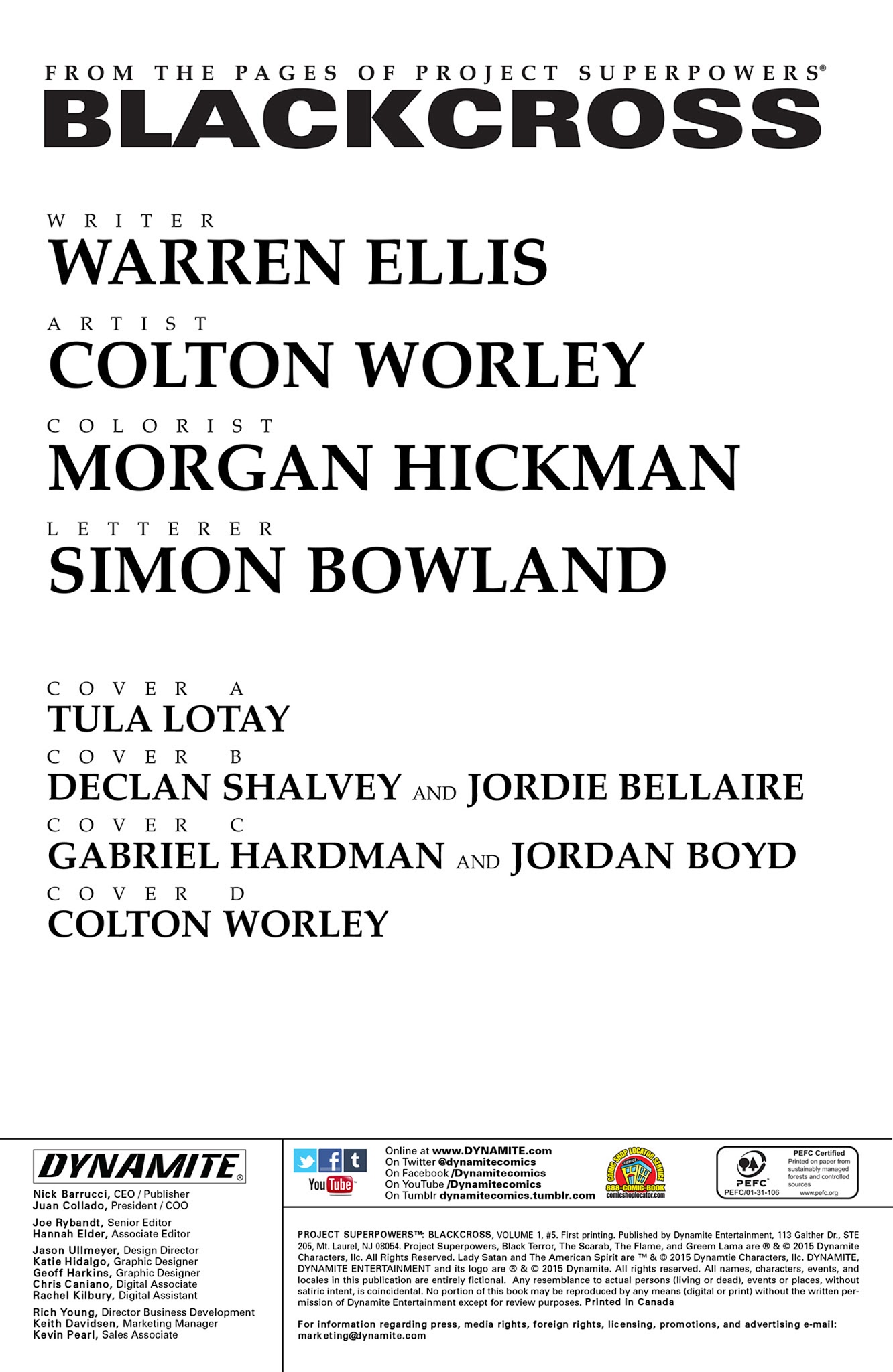 Read online Project Superpowers: BlackCross comic -  Issue #5 - 4