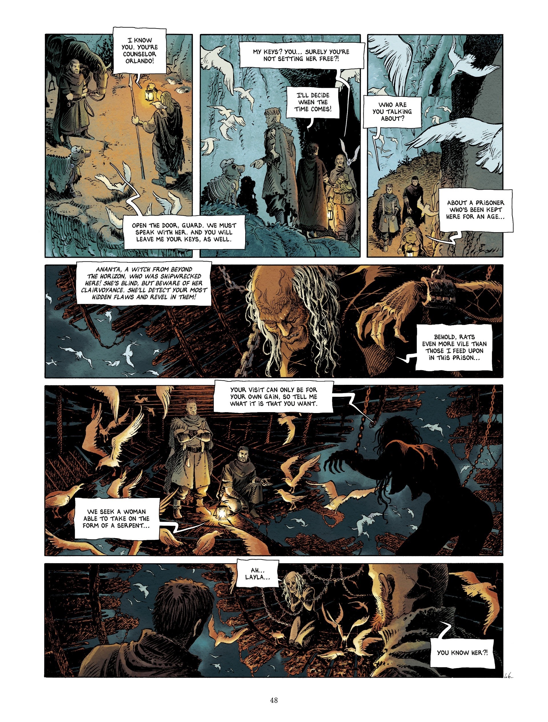 Read online Layla: A Tale of the Scarlet Swamp comic -  Issue # TPB - 50