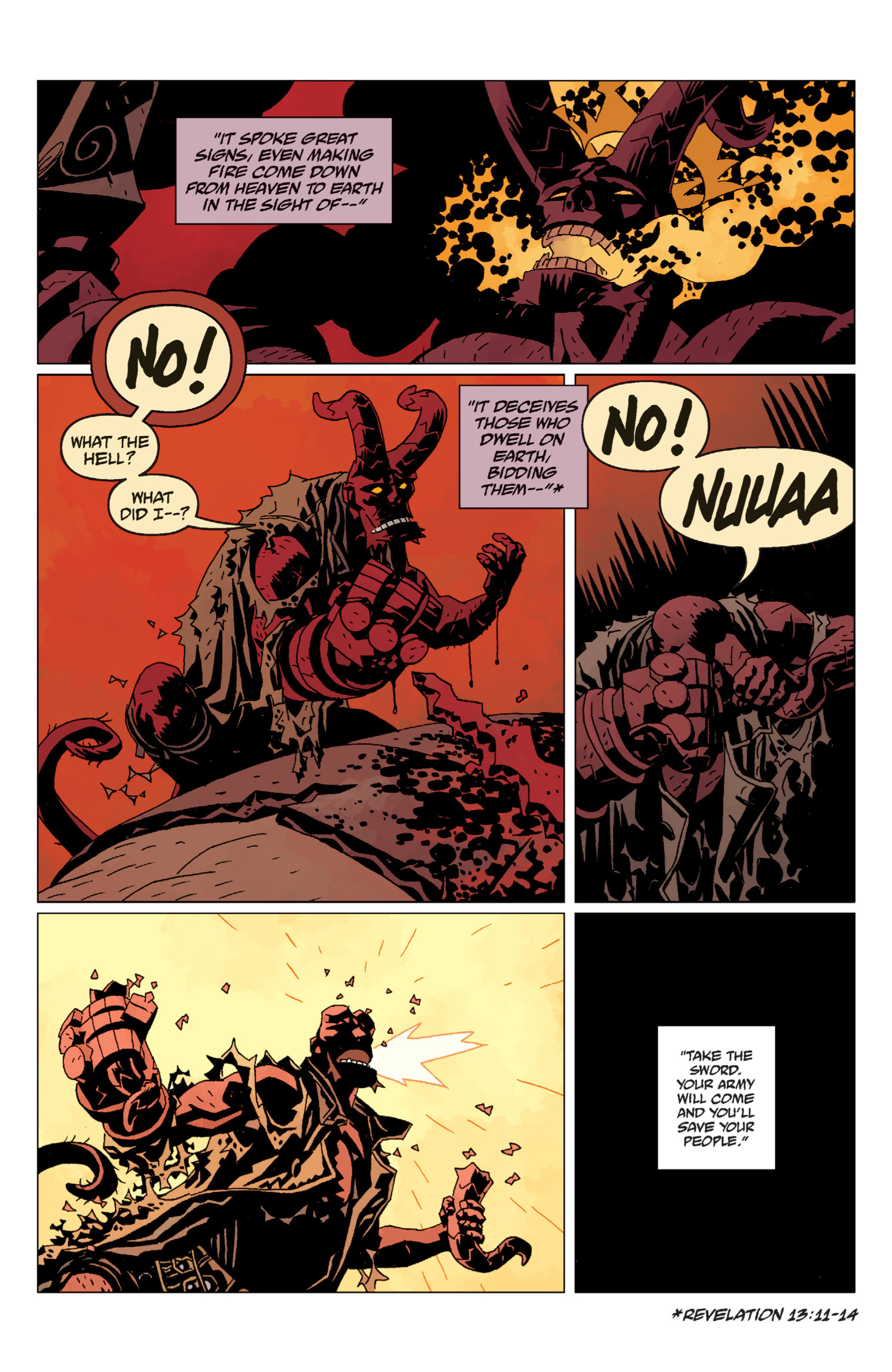 Read online Hellboy comic -  Issue #9 - 132
