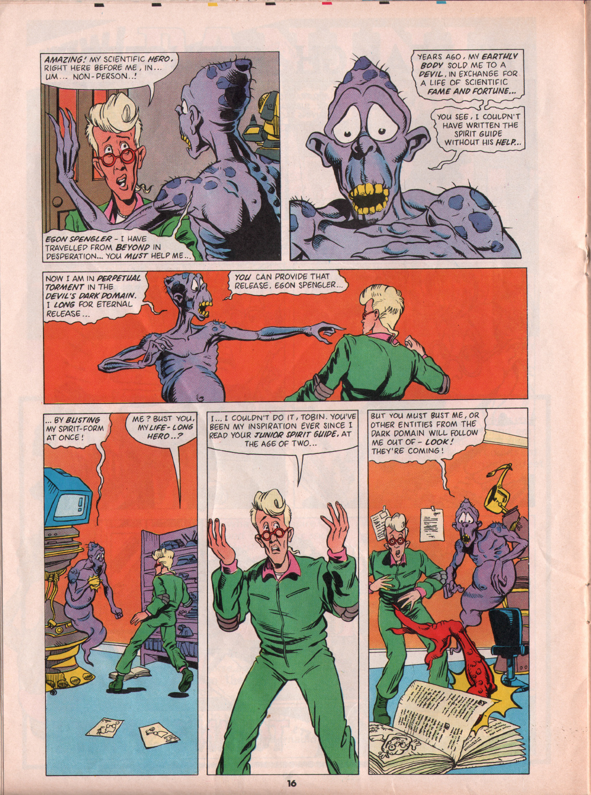 Read online The Real Ghostbusters comic -  Issue #16 - 16