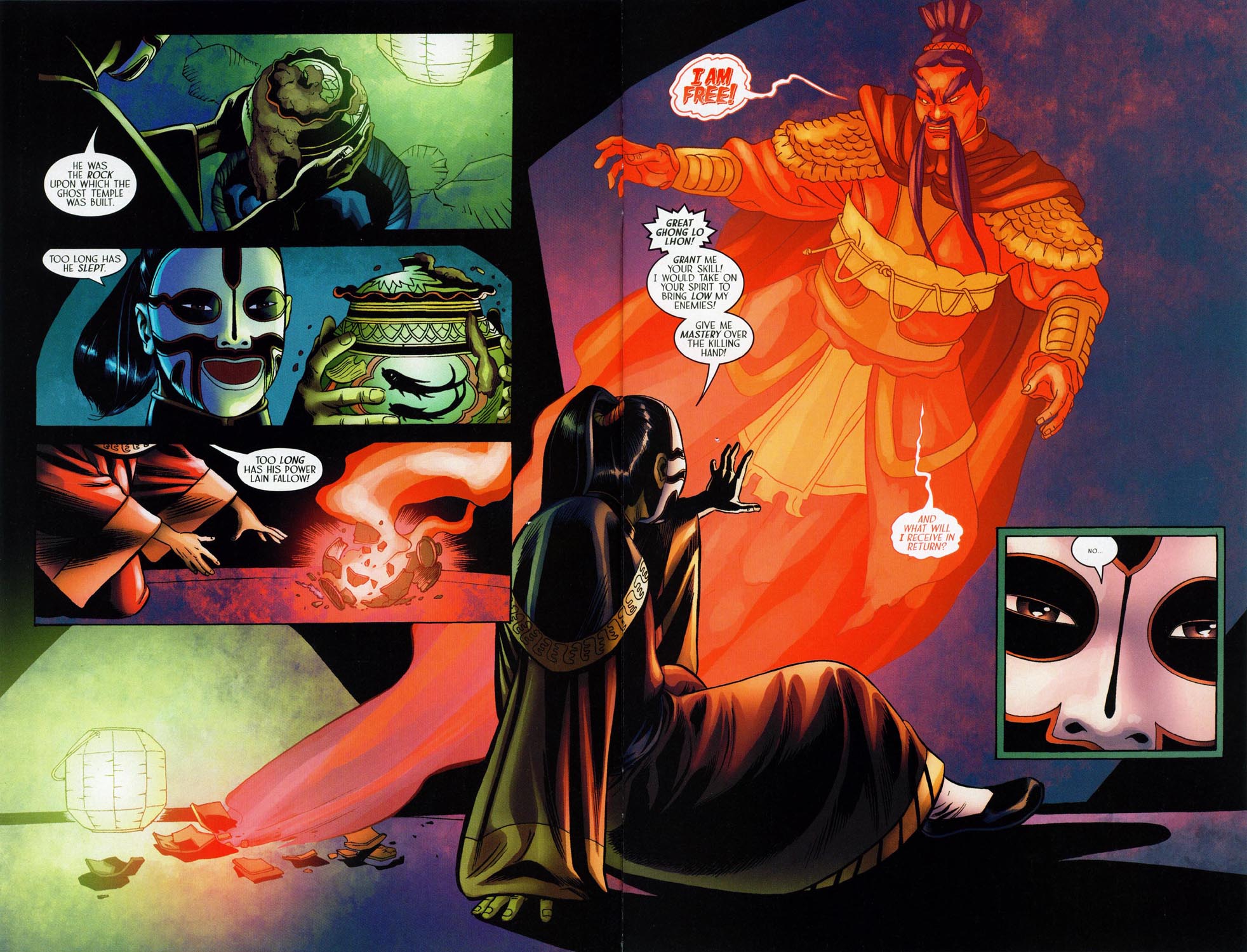 Read online Silken Ghost comic -  Issue #5 - 4