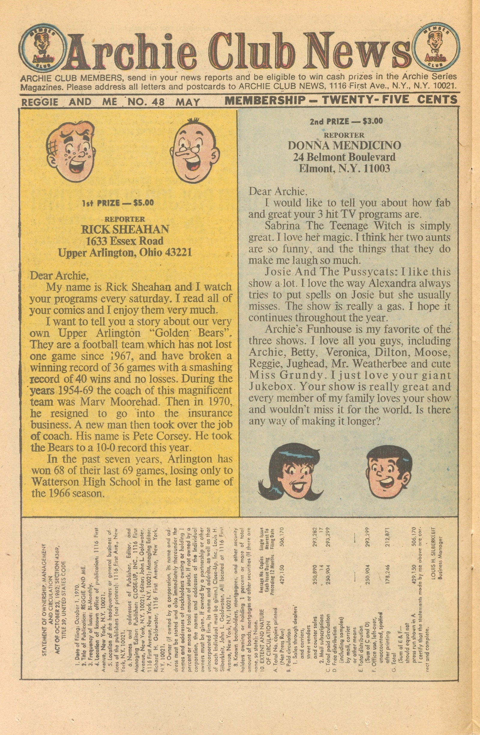 Read online Reggie and Me (1966) comic -  Issue #48 - 26