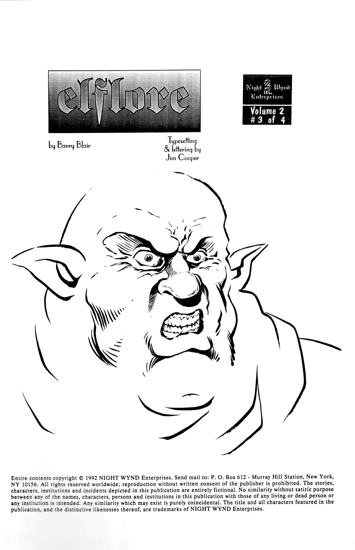 Read online Elflore (1992) comic -  Issue #3 - 2