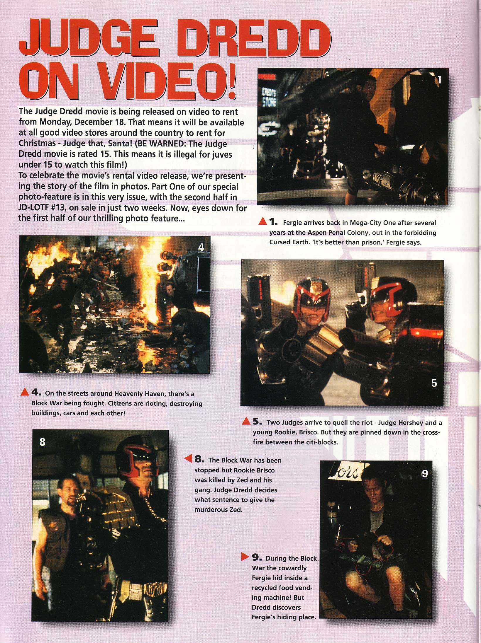 Read online Judge Dredd Lawman of the Future comic -  Issue #12 - 16