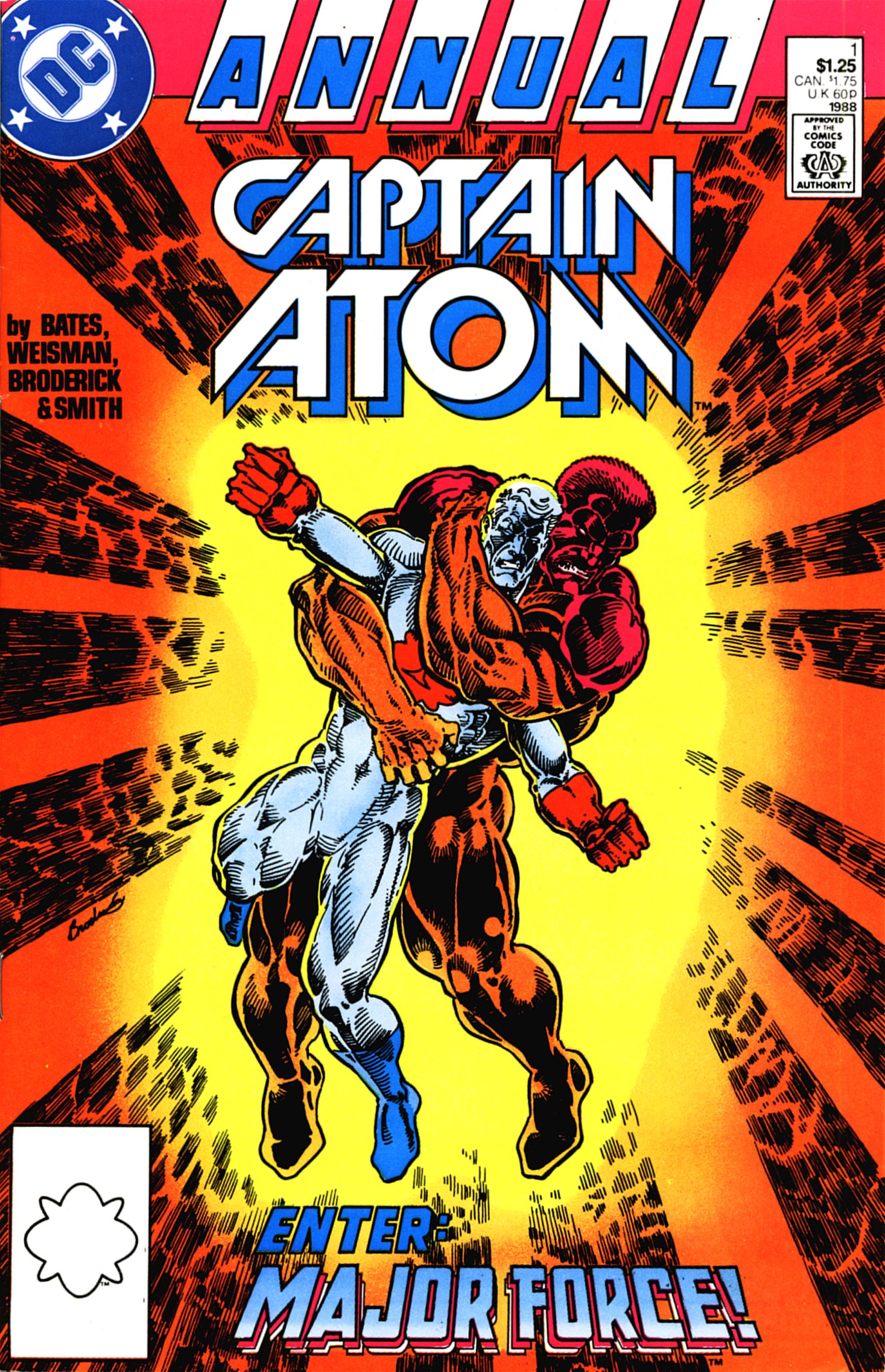 Read online Captain Atom (1987) comic -  Issue # _Annual 1 - 1