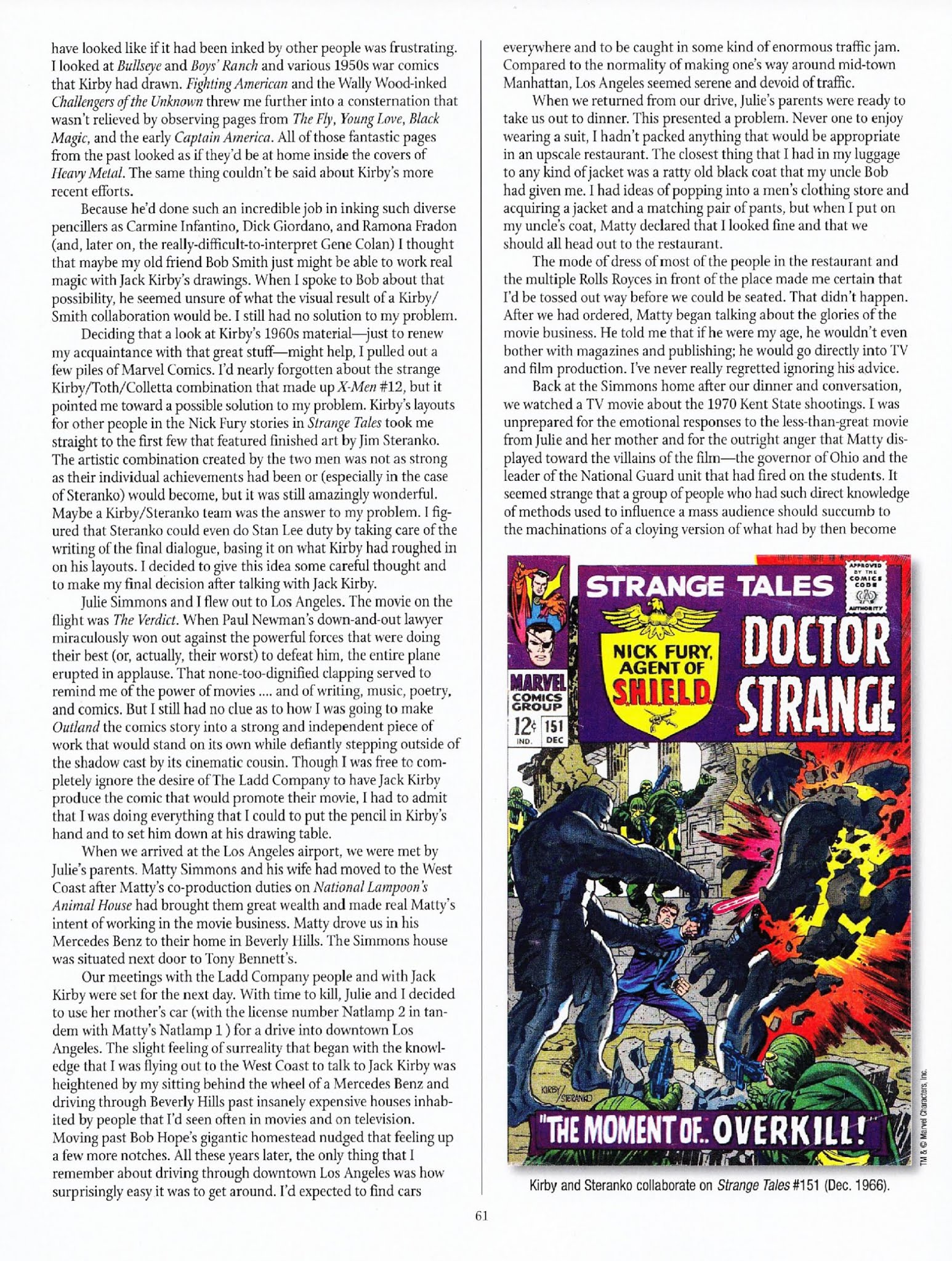 Read online The Jack Kirby Collector comic -  Issue #61 - 61