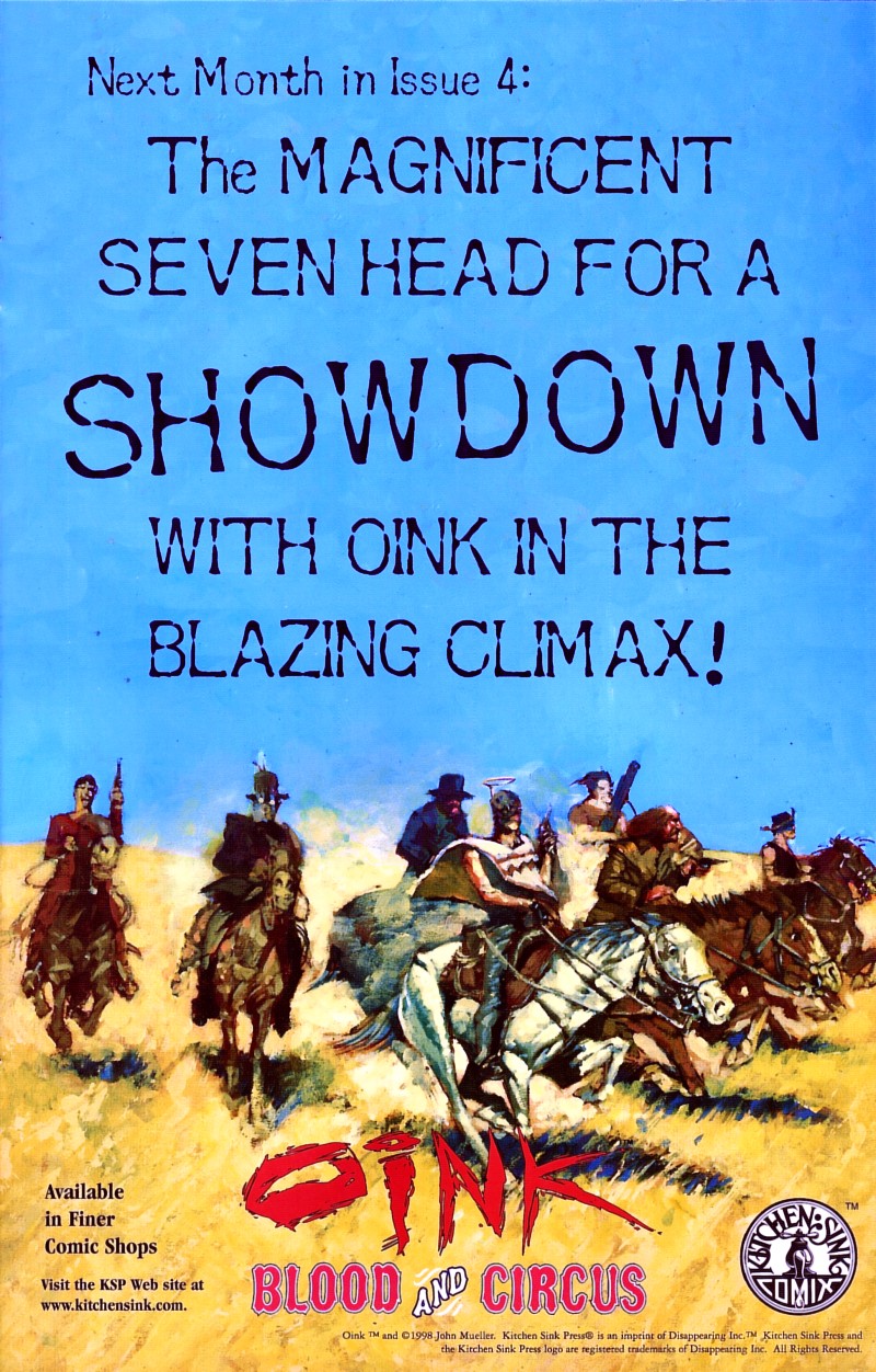 Read online Oink: Blood & Circus comic -  Issue #3 - 27