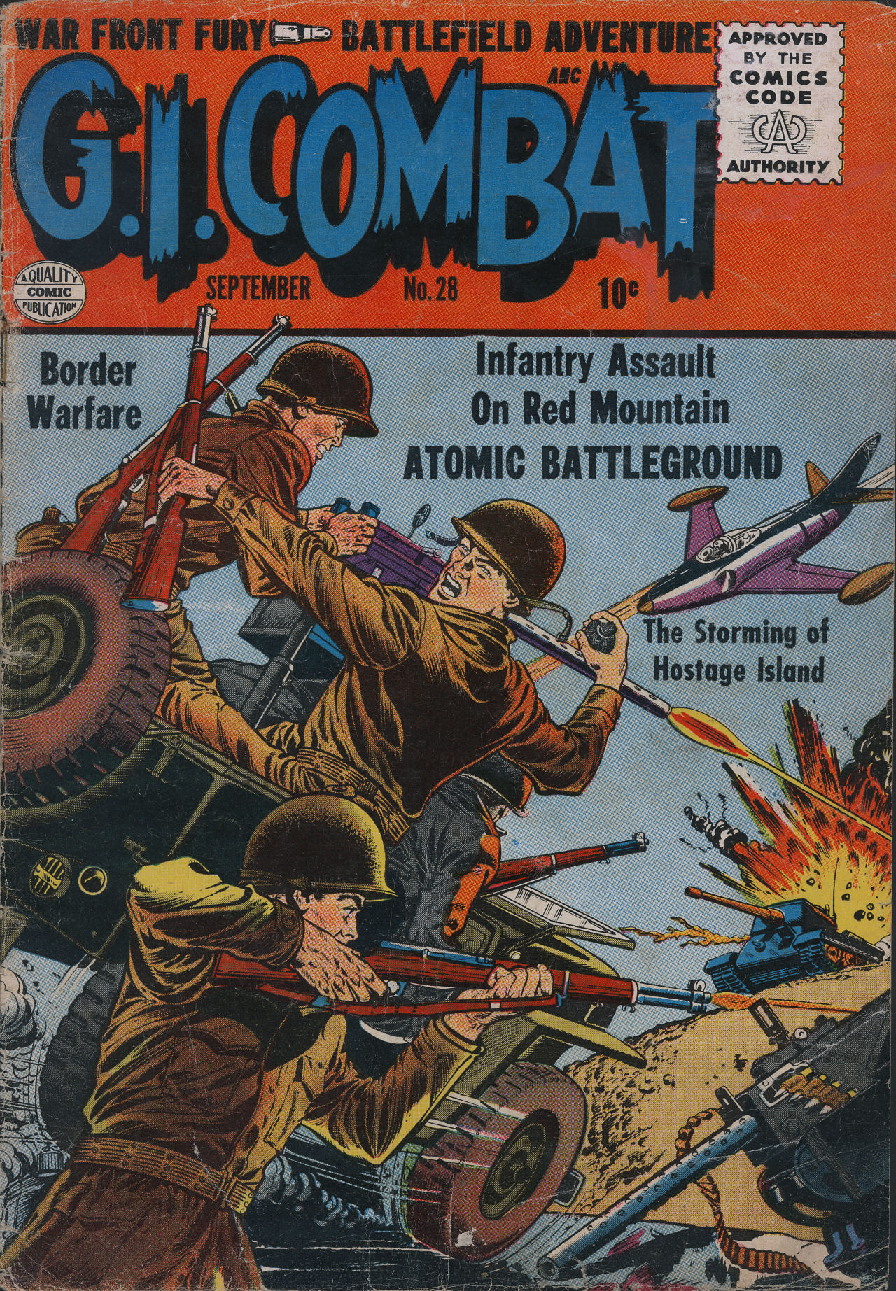 Read online G.I. Combat (1952) comic -  Issue #28 - 1