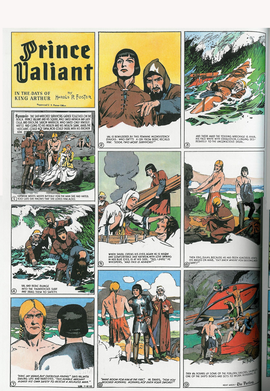 Read online Prince Valiant comic -  Issue # TPB 4 (Part 1) - 57