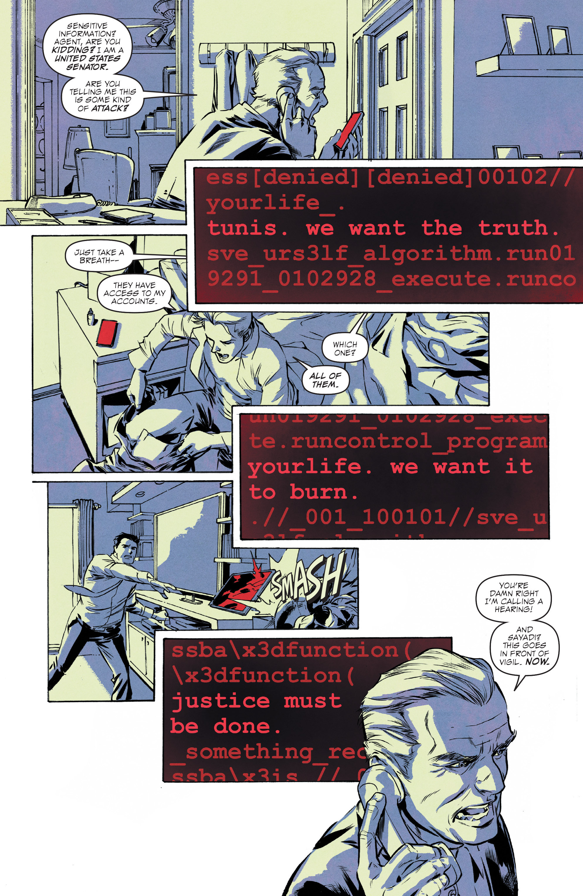 Read online Hacktivist Volume 2 comic -  Issue #1 - 5