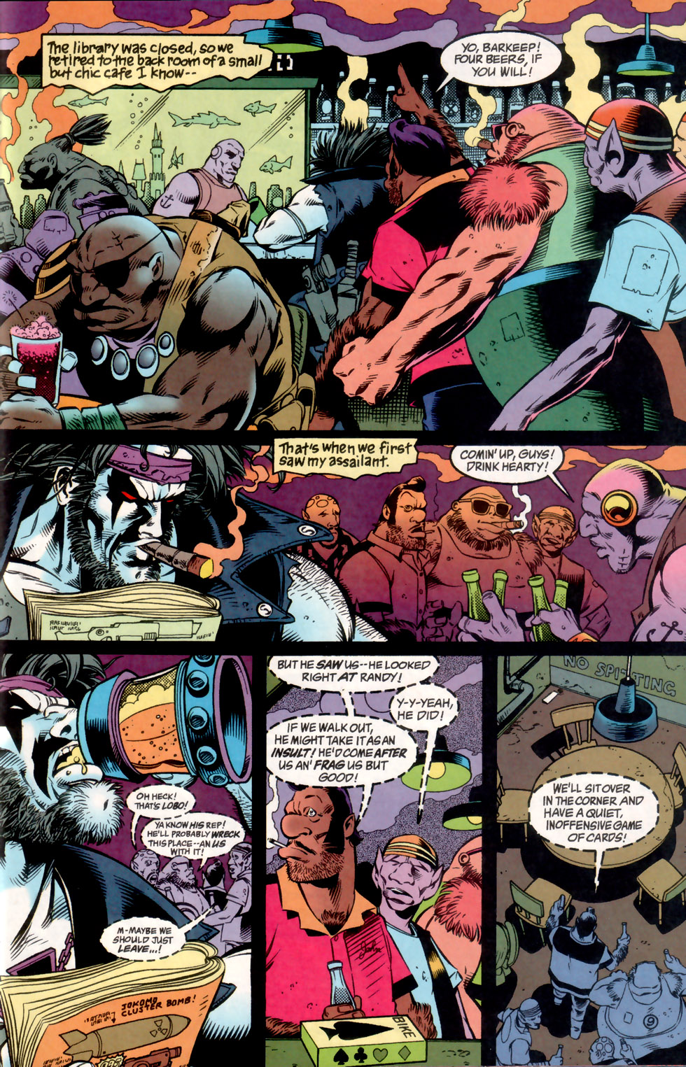 Read online Lobo: Portrait of a Victim comic -  Issue # Full - 10