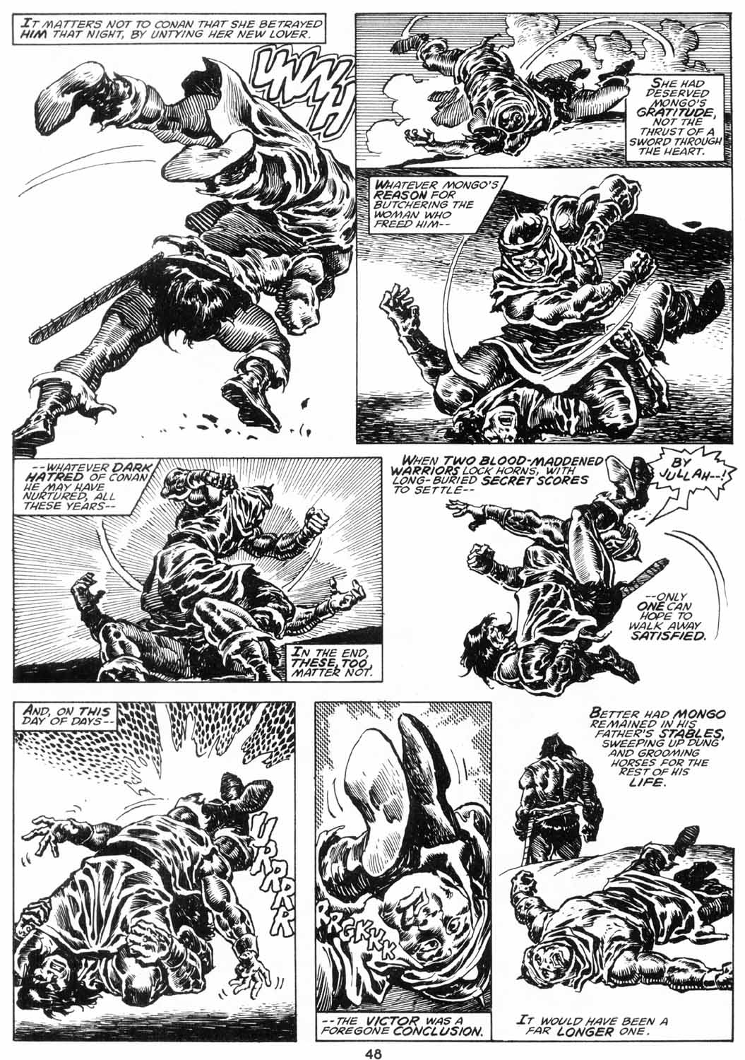 Read online The Savage Sword Of Conan comic -  Issue #206 - 49