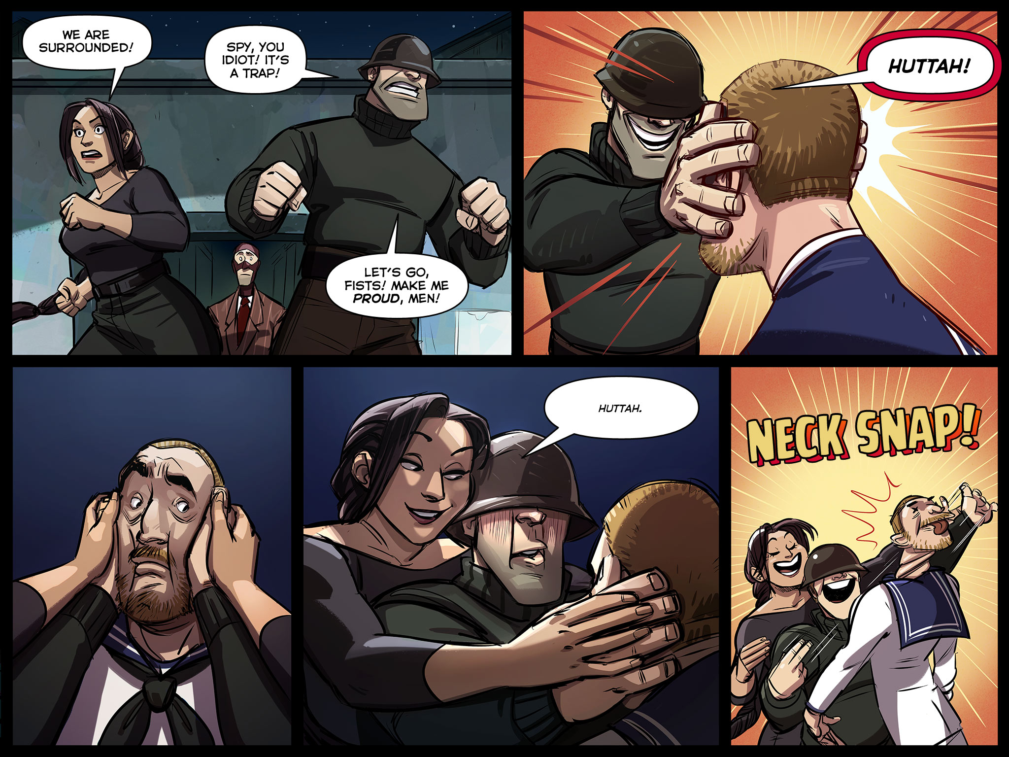 Read online Team Fortress 2 comic -  Issue #4 - 37