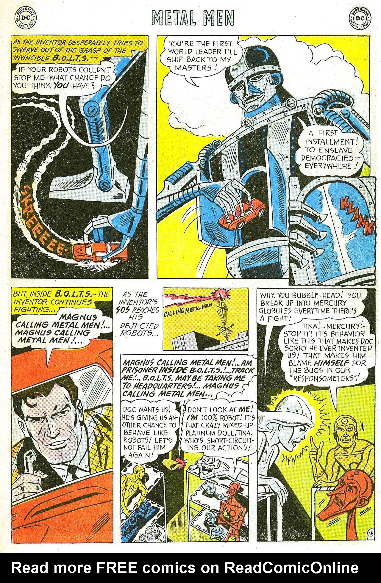 Read online Metal Men (1963) comic -  Issue #15 - 23