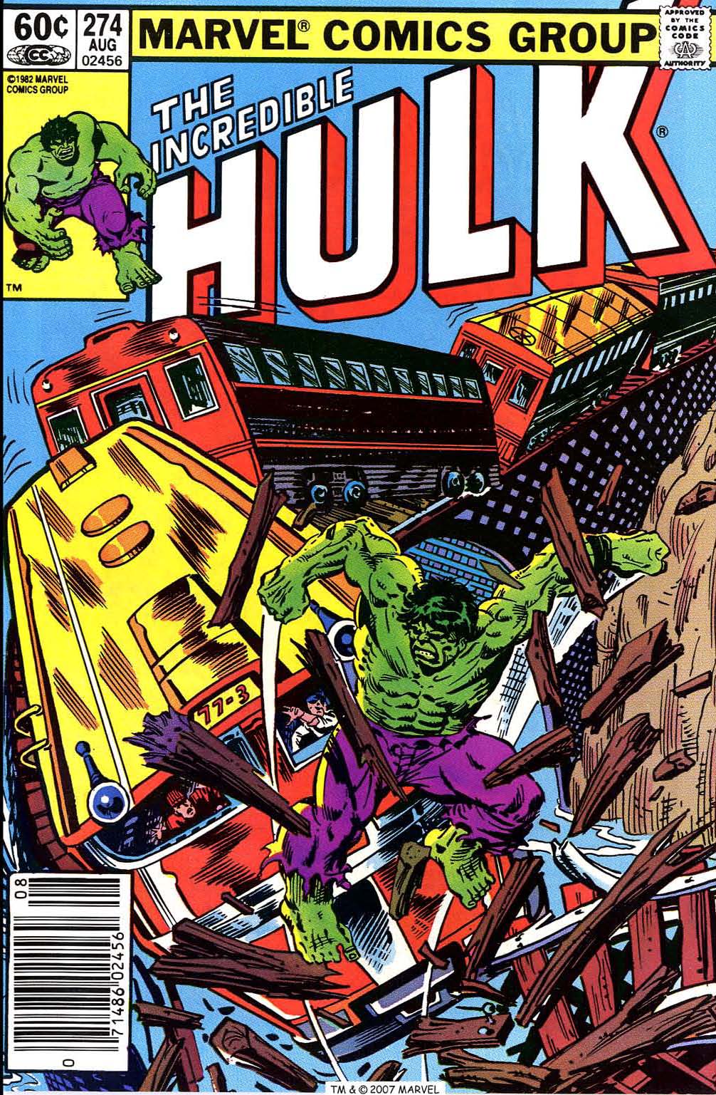 Read online The Incredible Hulk (1968) comic -  Issue #274 - 1