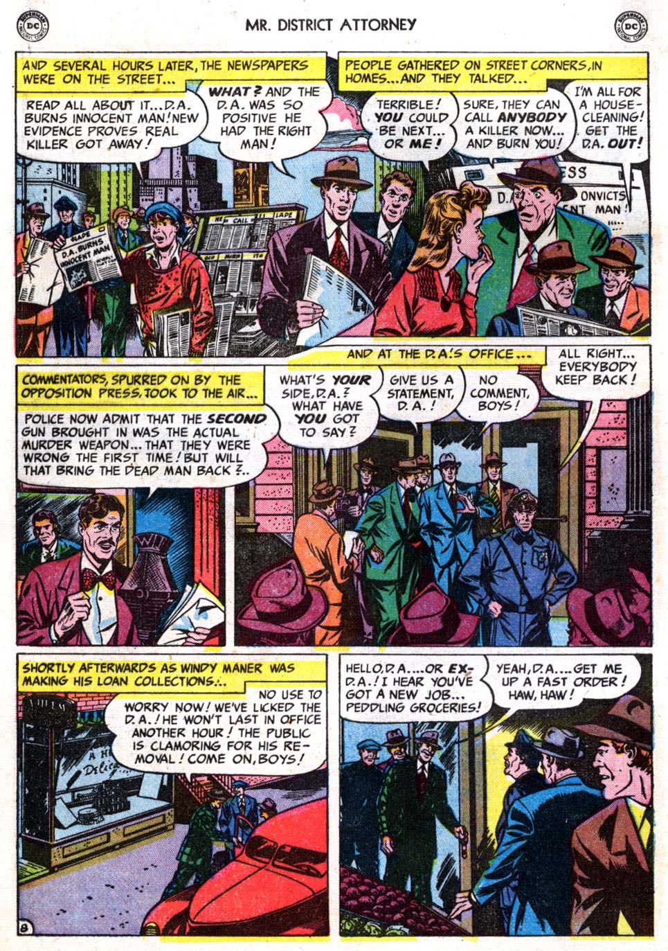 Read online Mr. District Attorney comic -  Issue #14 - 10