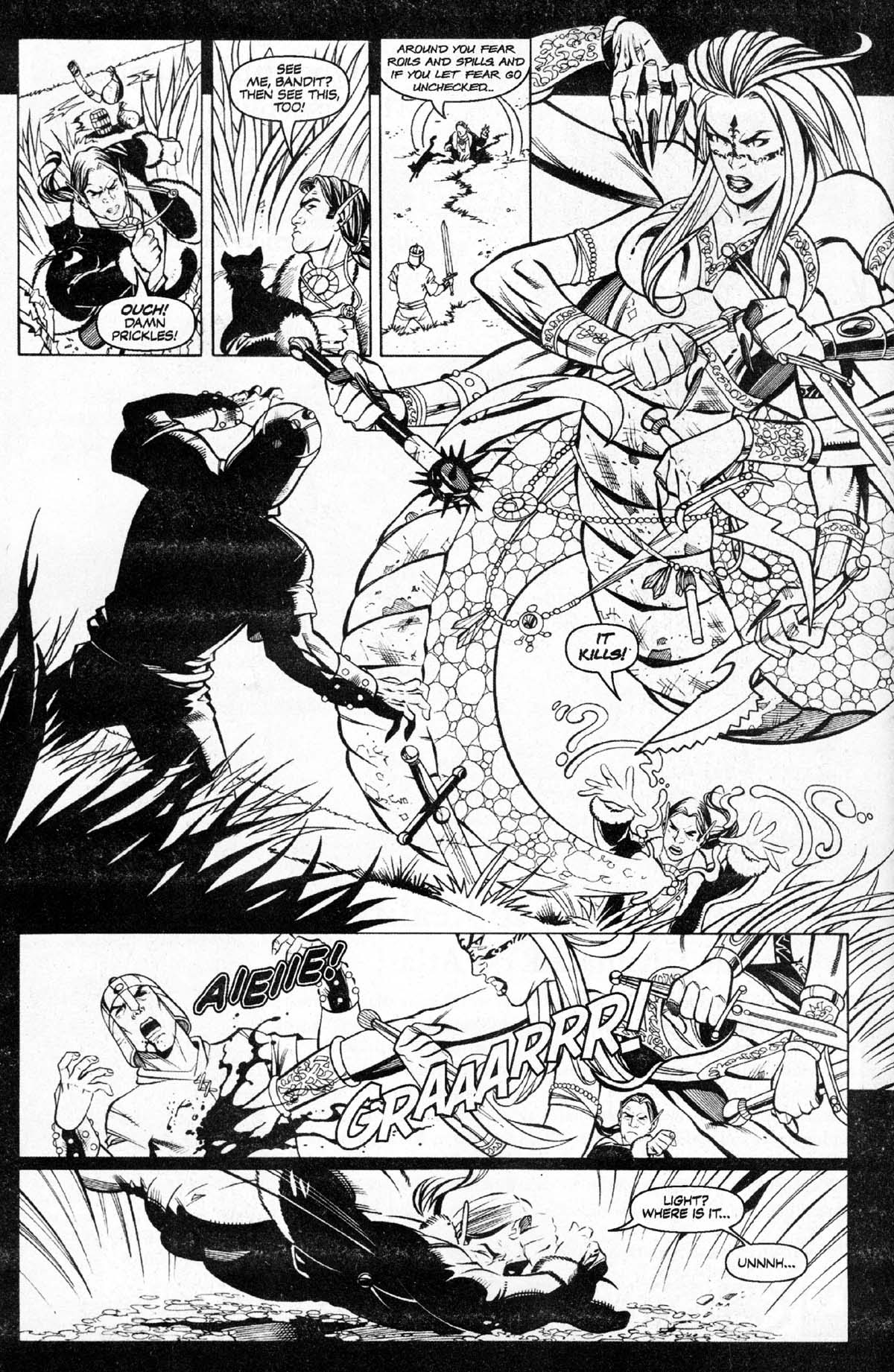 Read online Dungeons & Dragons: Black & White comic -  Issue #4 - 15