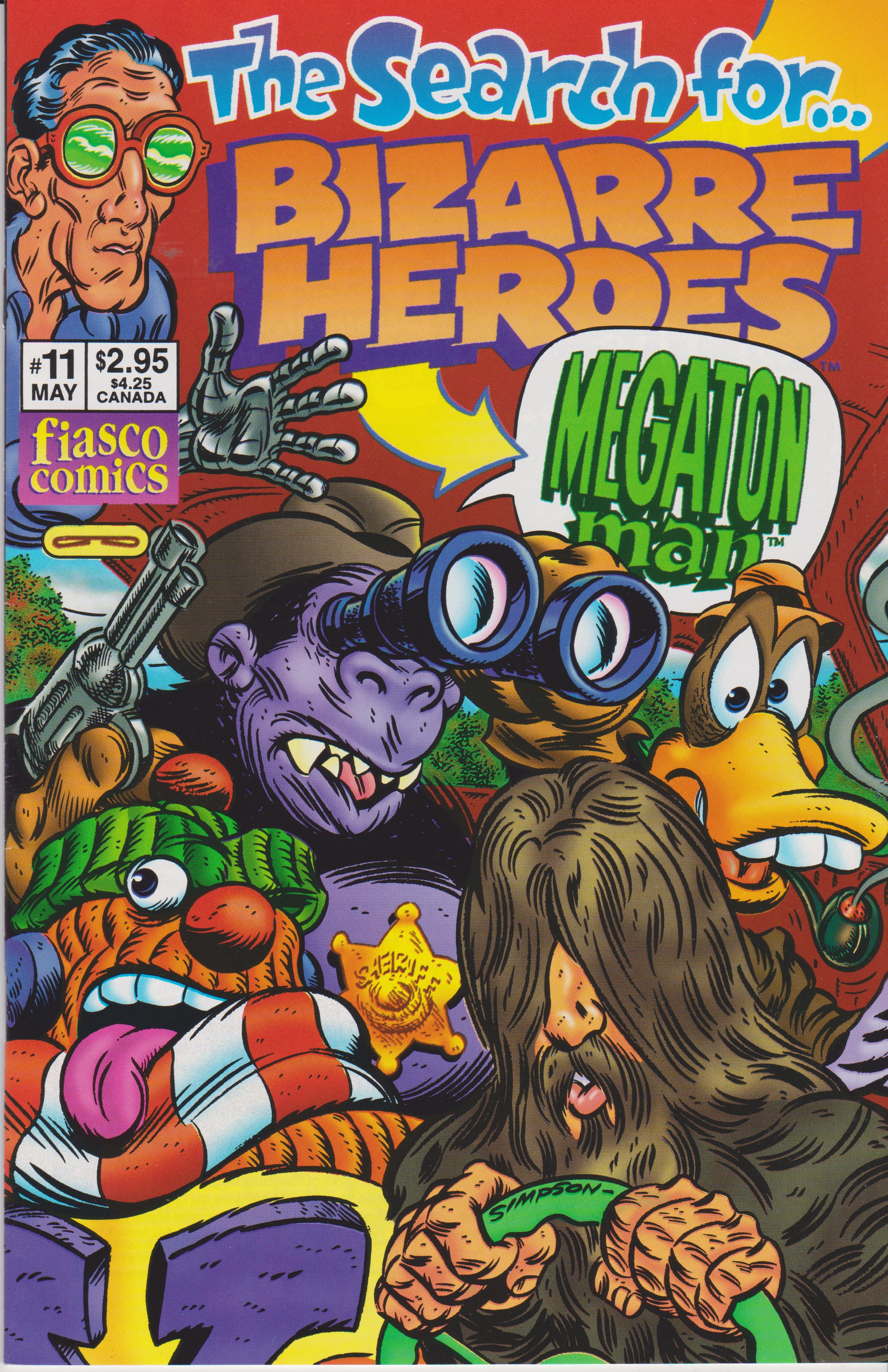 Read online Don Simpson's Bizarre Heroes comic -  Issue #11 - 1