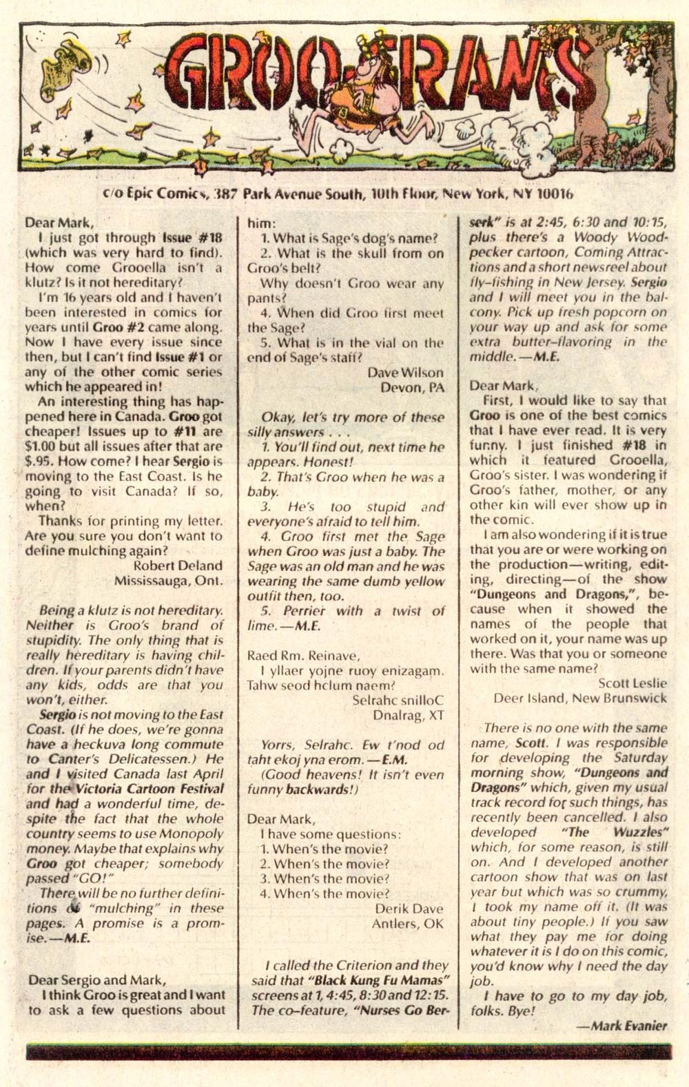 Read online Sergio Aragonés Groo the Wanderer comic -  Issue #24 - 25