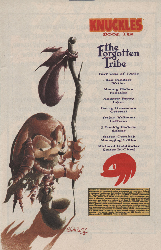 Read online Knuckles the Echidna comic -  Issue #10 - 3