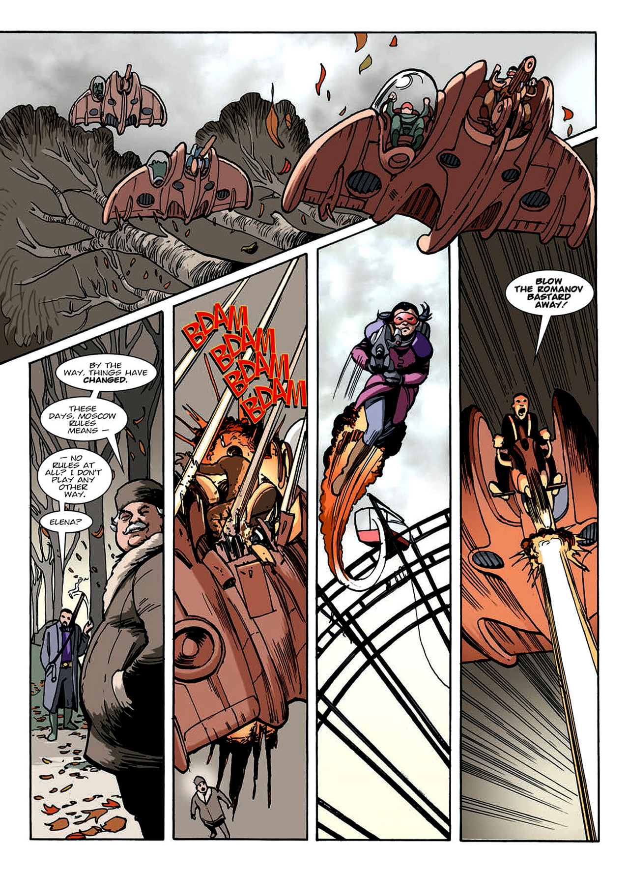 Read online Nikolai Dante comic -  Issue # TPB 8 - 132
