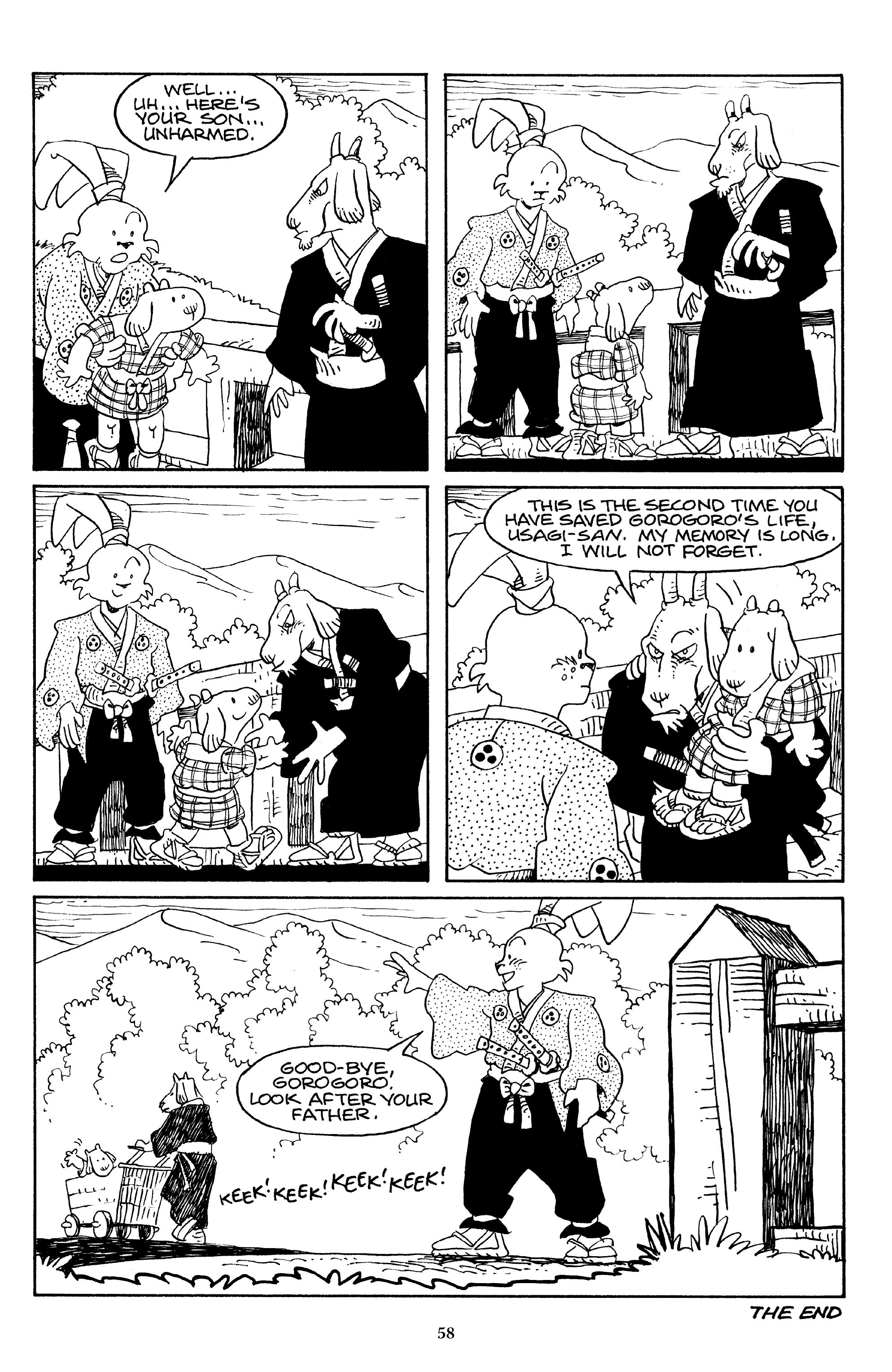 Read online The Usagi Yojimbo Saga comic -  Issue # TPB 4 - 57