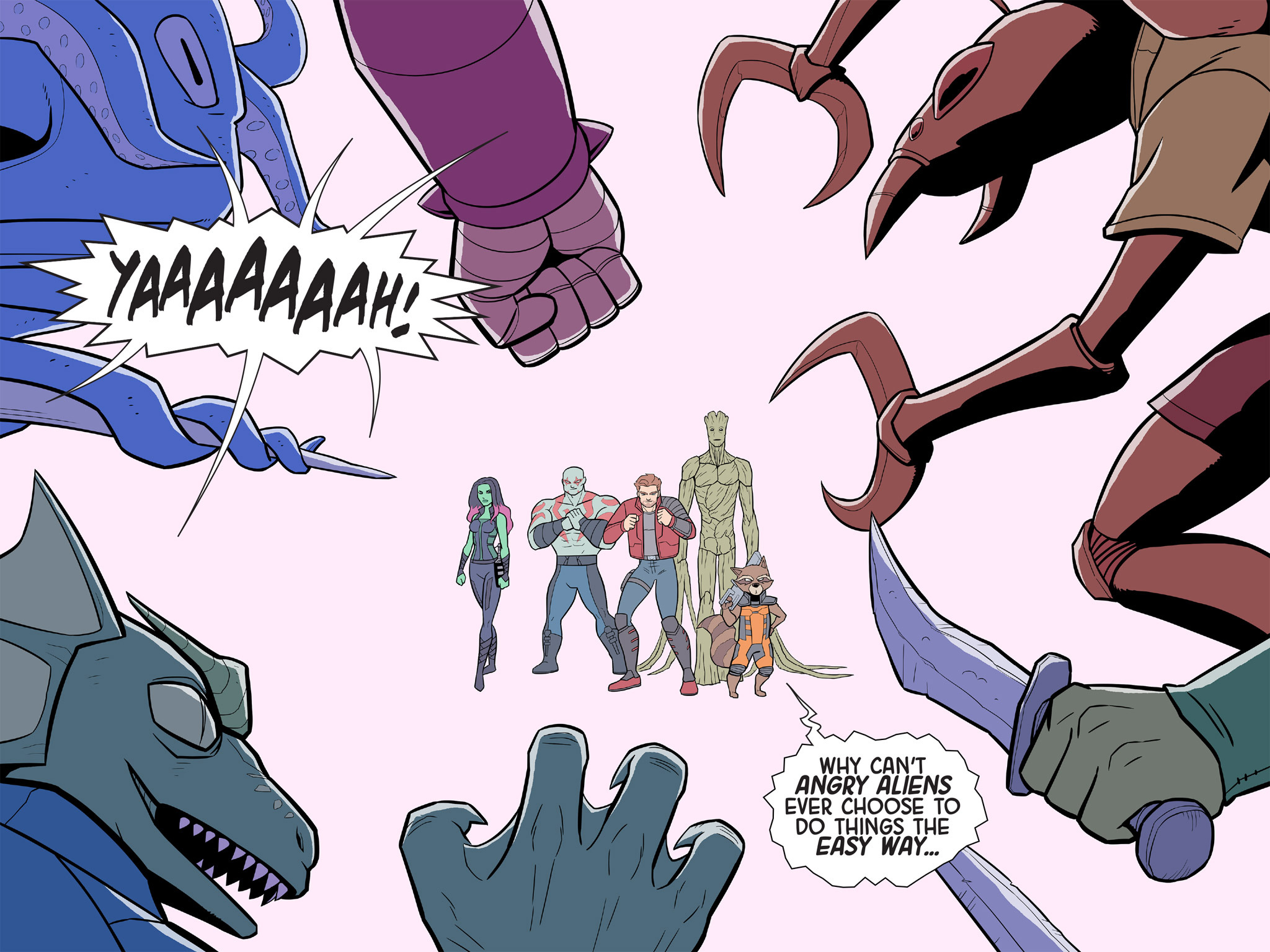 Read online Guardians of the Galaxy: Awesome Mix Infinite Comic comic -  Issue #3 - 15