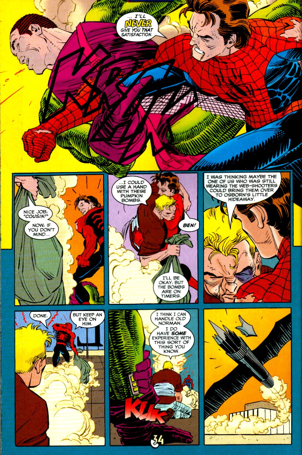 Read online Spider-Man (1990) comic -  Issue #75 - The Night Of The Goblin - 30