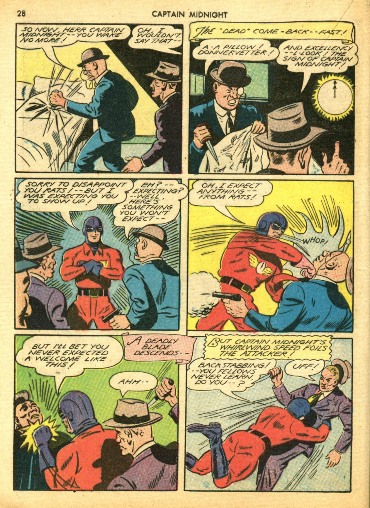 Read online Captain Midnight (1942) comic -  Issue #5 - 28