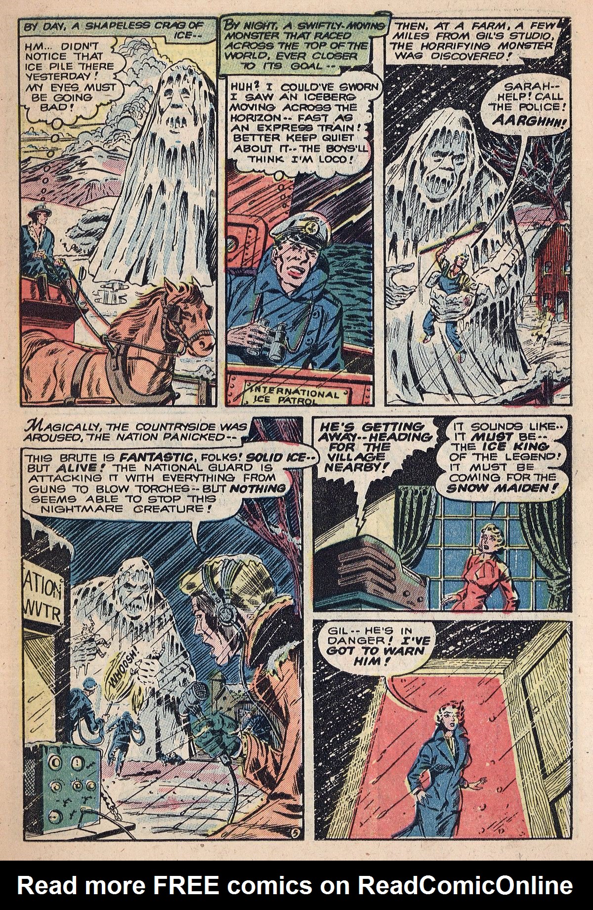 Read online Adventures Into The Unknown comic -  Issue #40 - 7