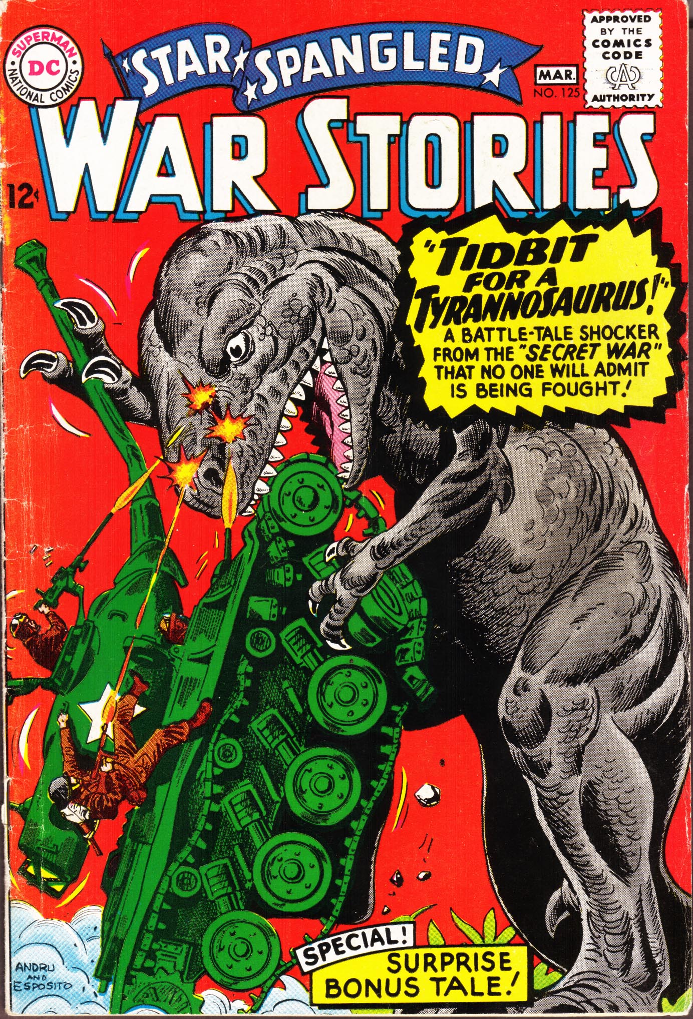 Read online Star Spangled War Stories (1952) comic -  Issue #125 - 1