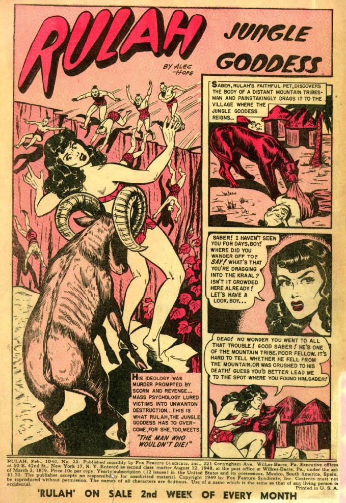 Read online Rulah - Jungle Goddess comic -  Issue #23 - 2