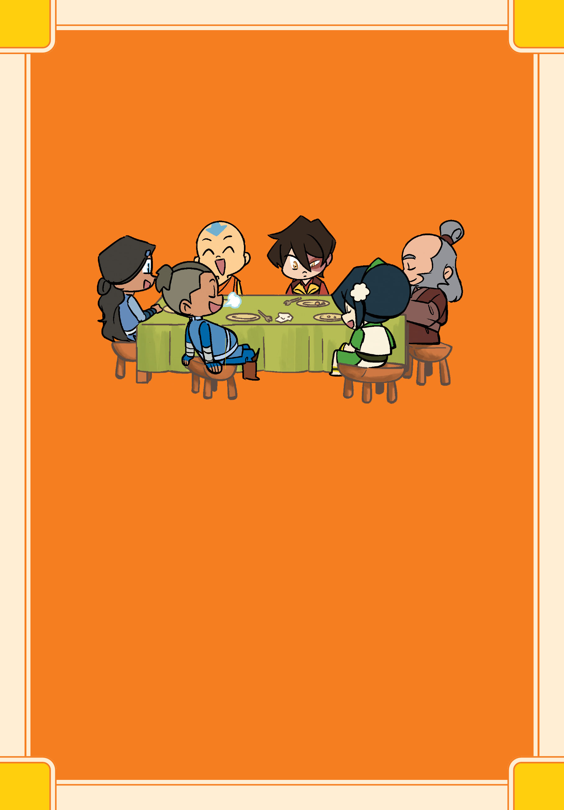 Read online Avatar: The Last Airbender Chibis - Aang's Unfreezing Day comic -  Issue # Full - 4