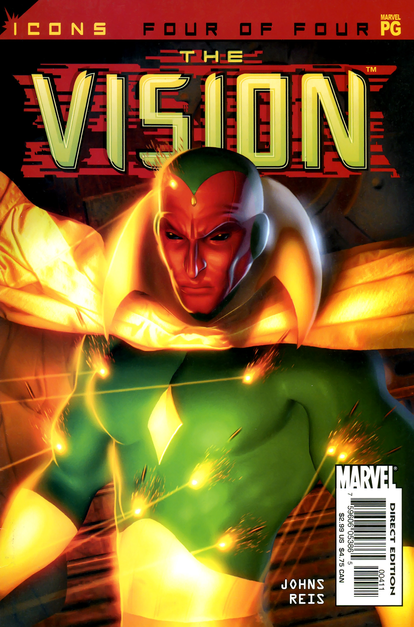 Read online Avengers Icons: The Vision comic -  Issue #4 - 1