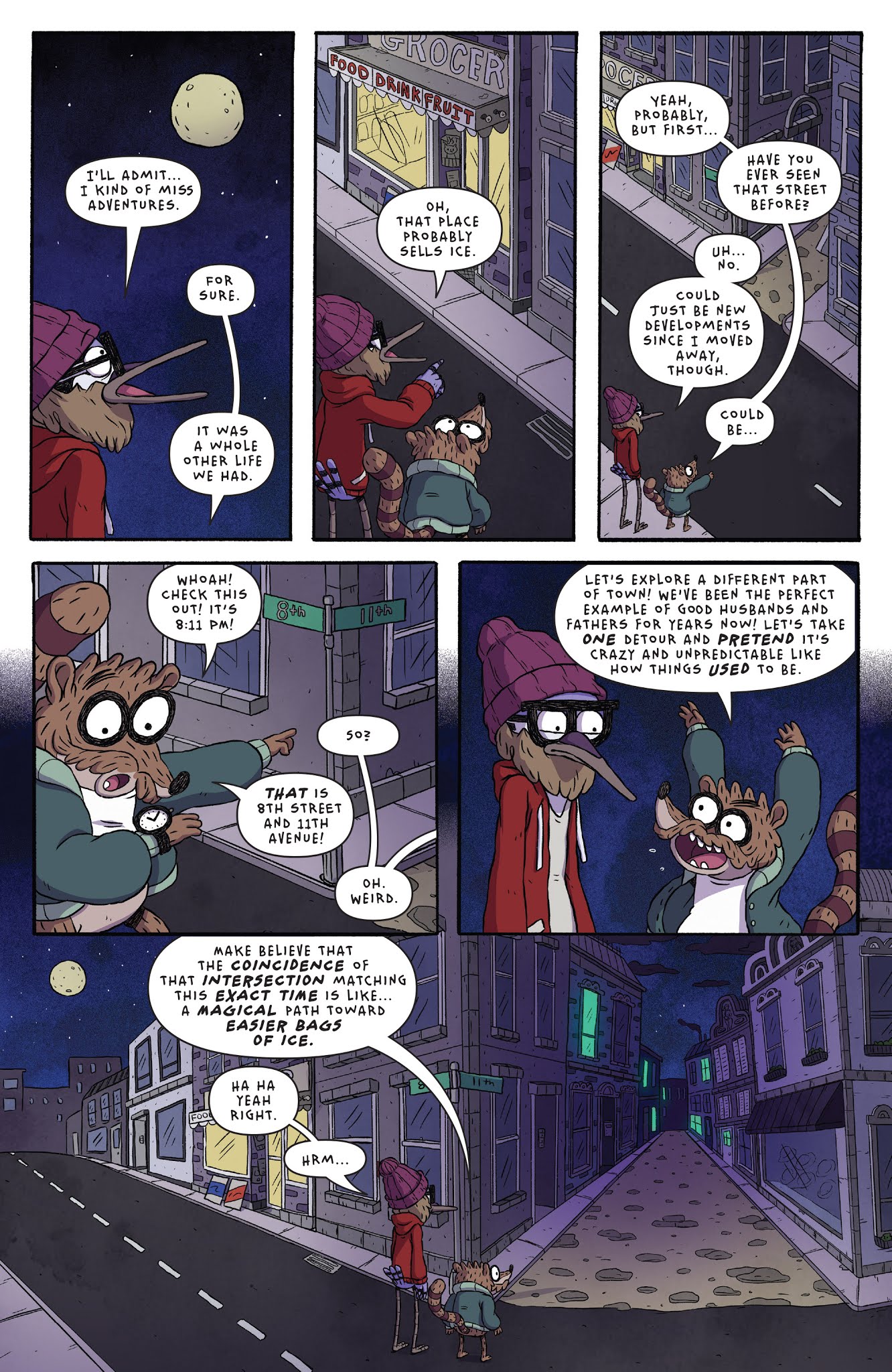 Read online Regular Show: 25 Years Later comic -  Issue #1 - 7