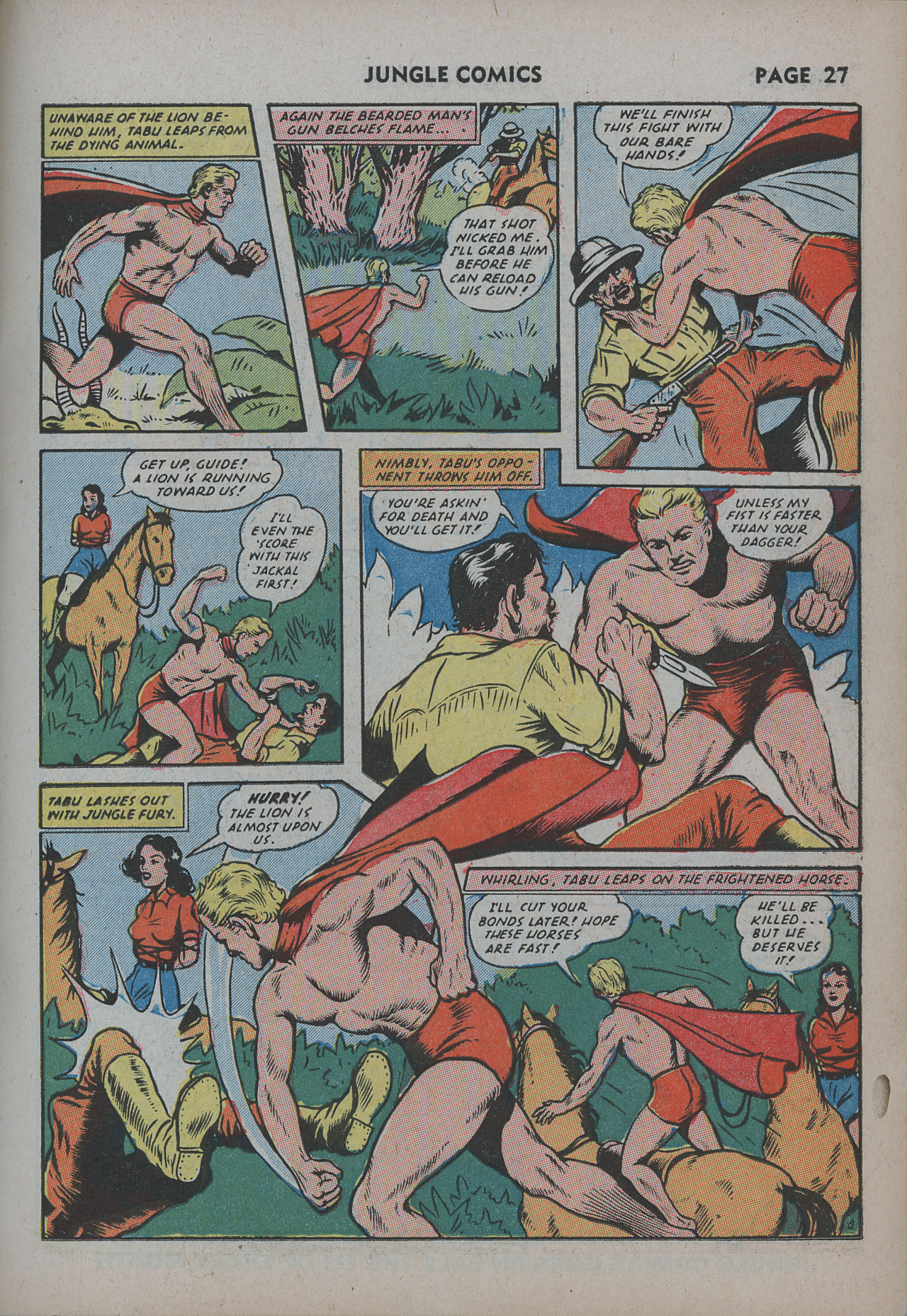 Read online Jungle Comics comic -  Issue #31 - 30