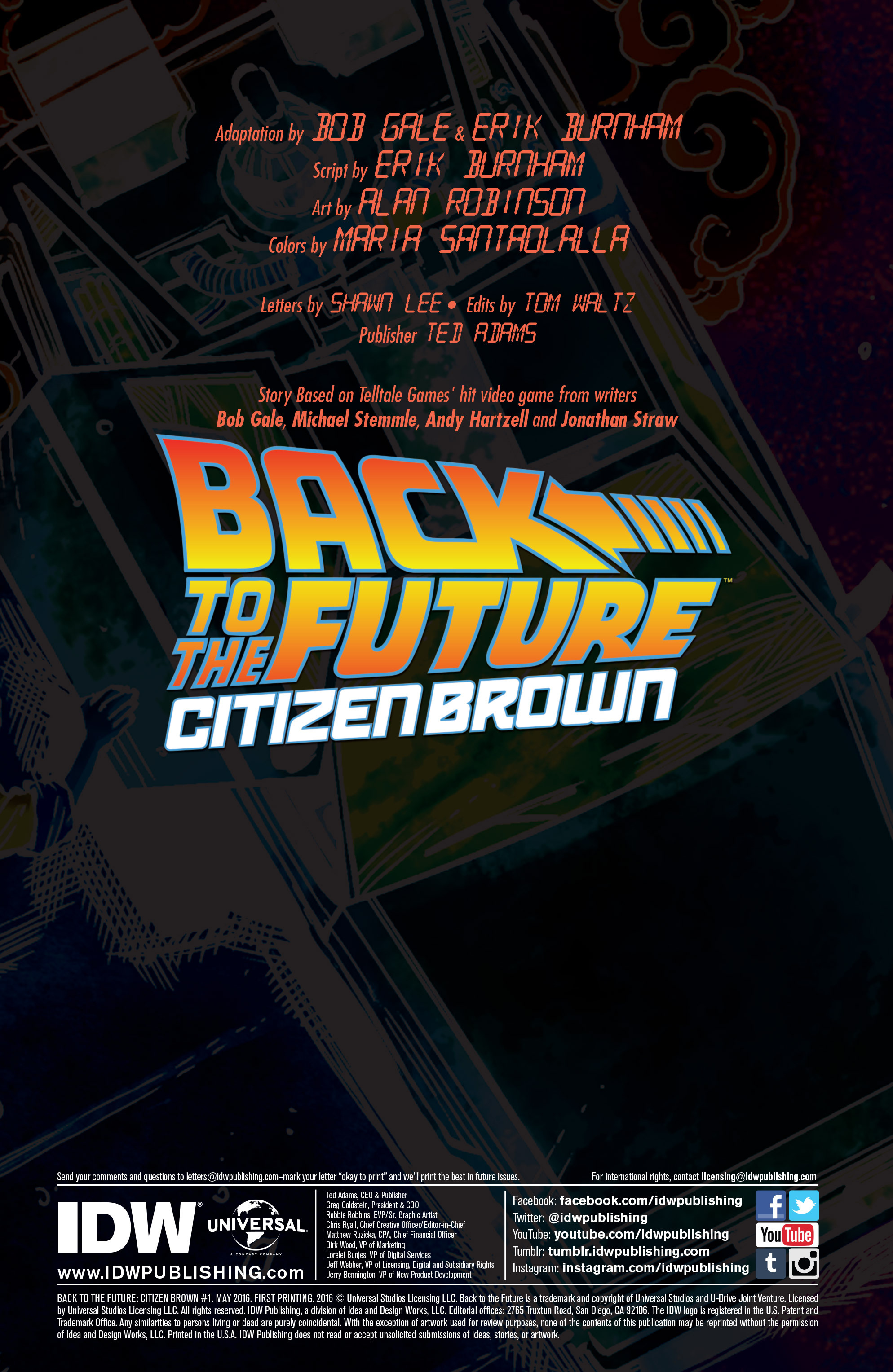 Read online Back to the Future: Citizen Brown comic -  Issue #1 - 2