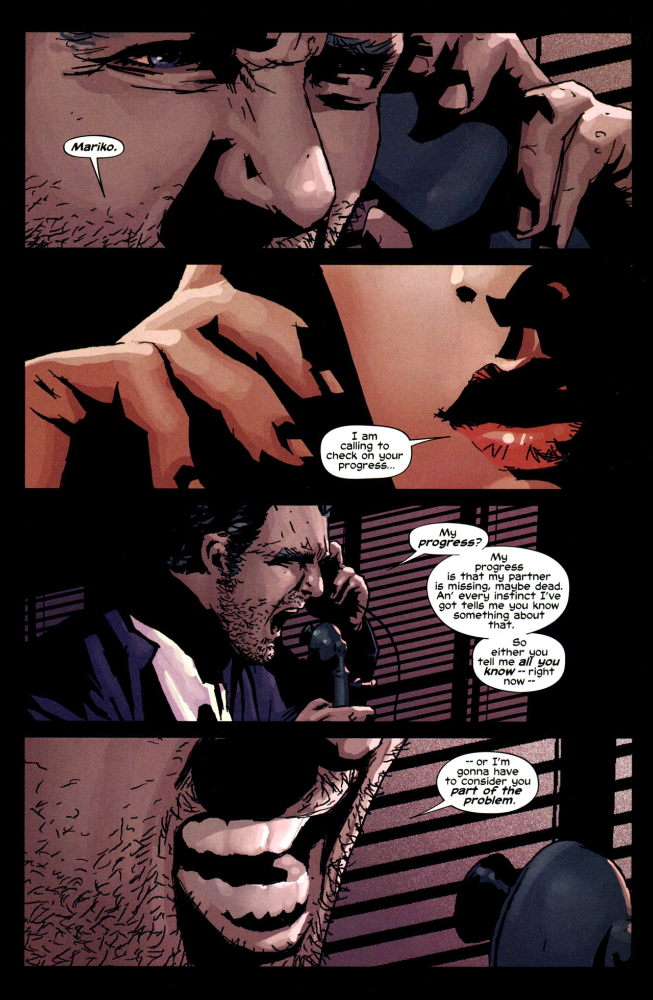 Read online Wolverine Noir comic -  Issue #2 - 16
