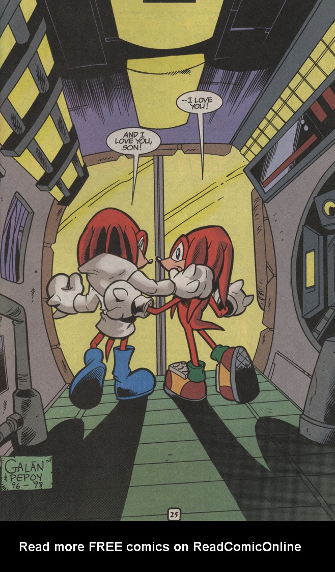 Read online Knuckles the Echidna comic -  Issue #25 - 31