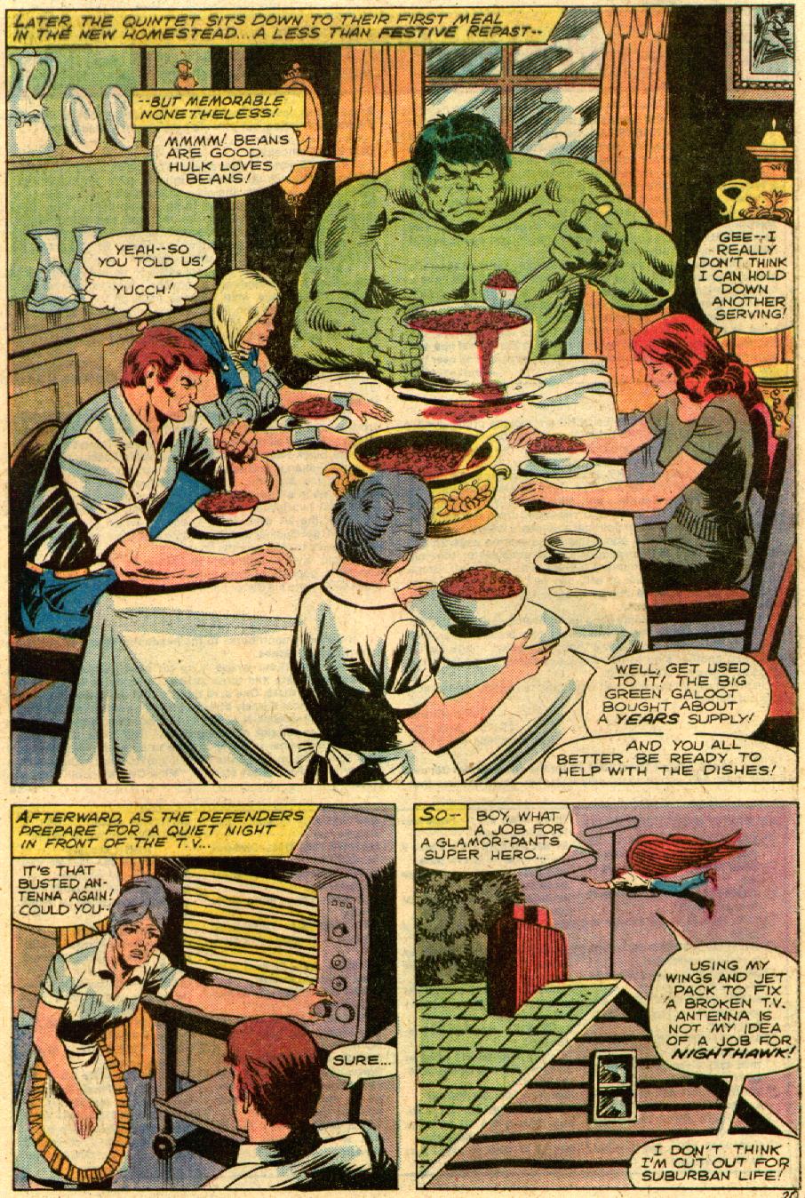 Read online The Defenders (1972) comic -  Issue #89 - 21