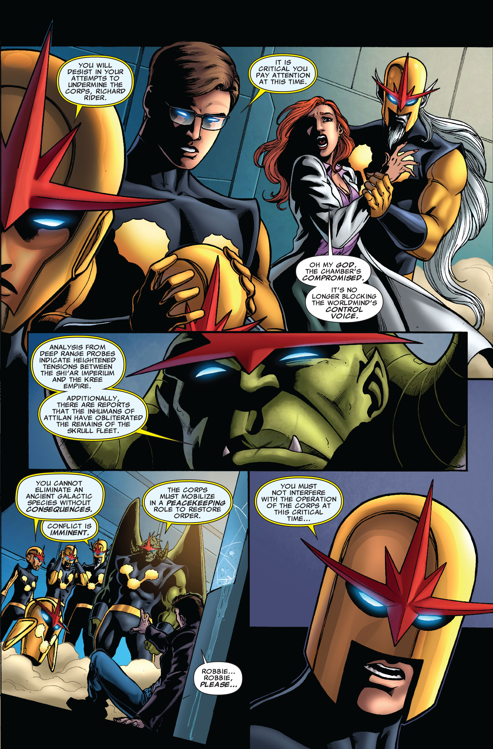 Read online Nova (2007) comic -  Issue #22 - 21