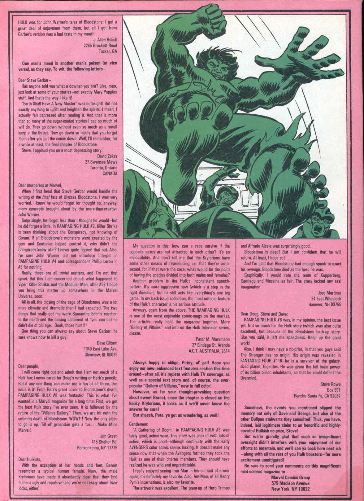 Read online Hulk (1978) comic -  Issue #10 - 68