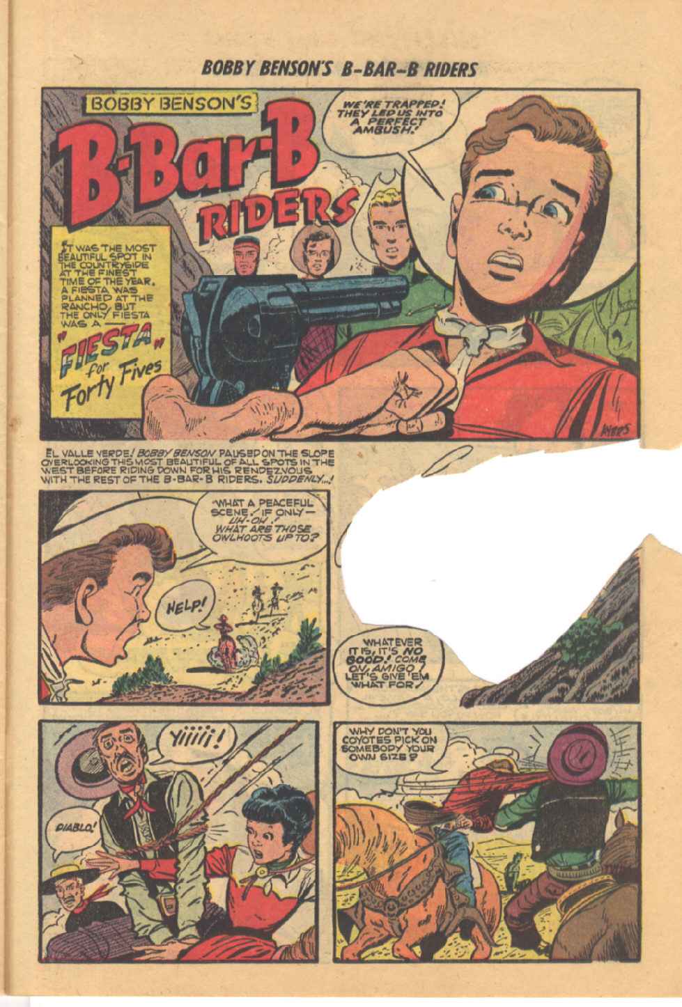 Read online Bobby Benson's B-Bar-B Riders comic -  Issue #19 - 27