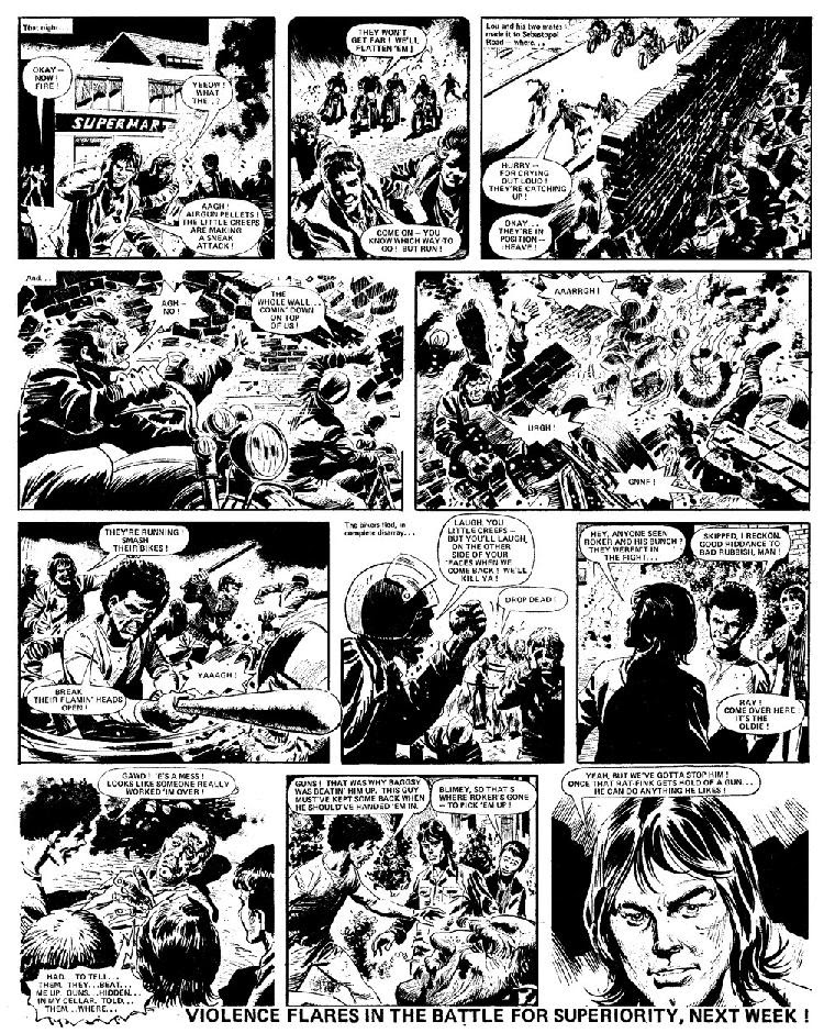 Read online Action (1976) comic -  Issue # _STORY OF A VIOLENT COMIC - 242