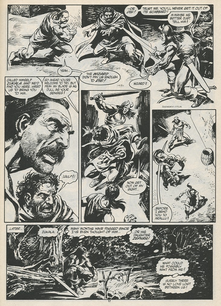 Read online The Savage Sword Of Conan comic -  Issue #189 - 19